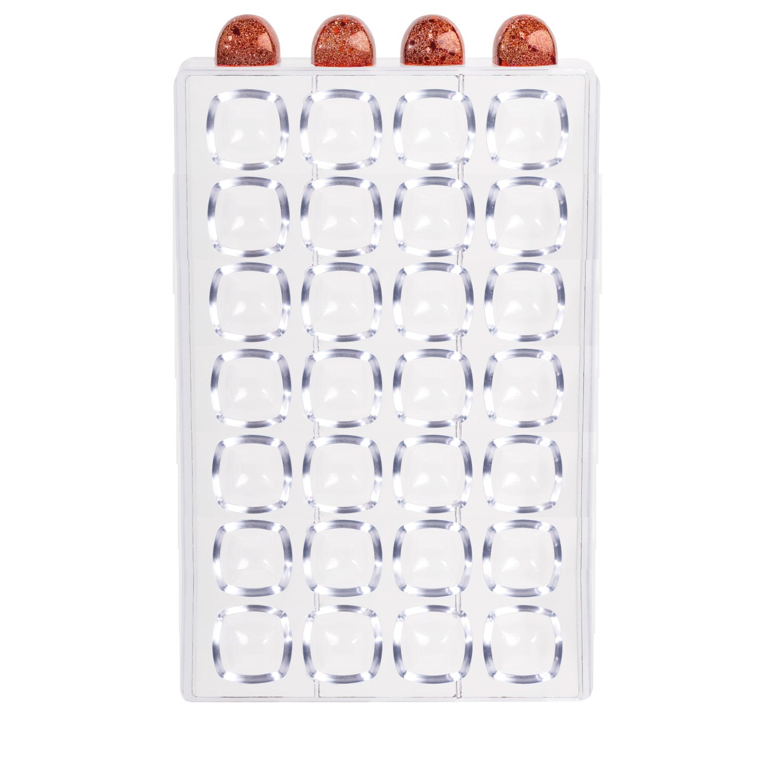 MOLDE DE POLICARBONATO 275 X 175 X 26 MM BOMBON GEMA AURORA
