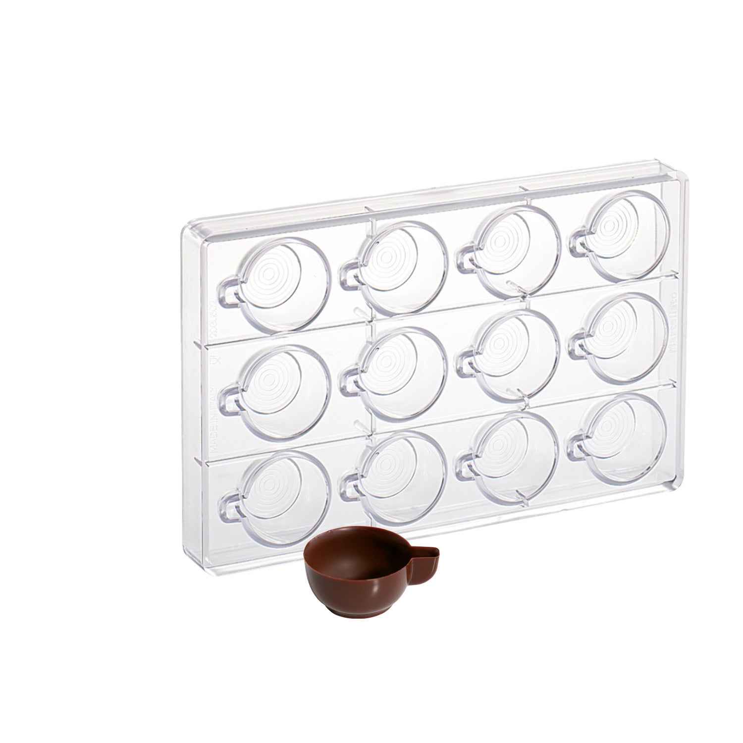 MOLDE POLICARBONATO TAZA CAFÉ 3D 275 X 175 X 26,5 MM –12 PZS