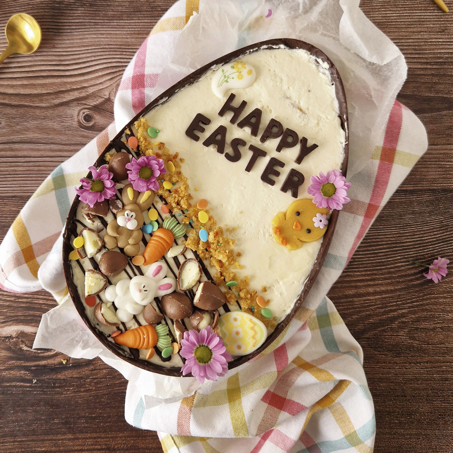 FORMA POLICARBONATO OVO PÁSCOA 2U 237X163MM 400G