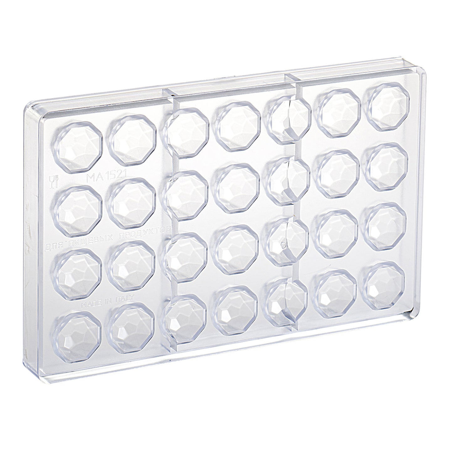 MOLDE POLICARBONATO DIAMANTE PRALINE Ø 28MM H18MM | 28 UD