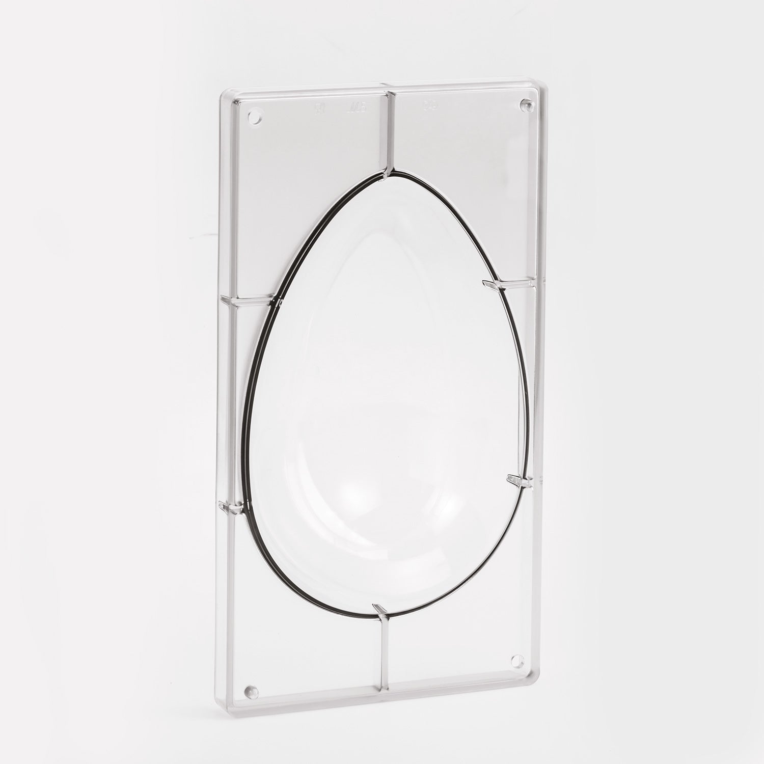 FORMA POLICARBONATO DE OVO GRANDE 258X175MM | 1 METADE
