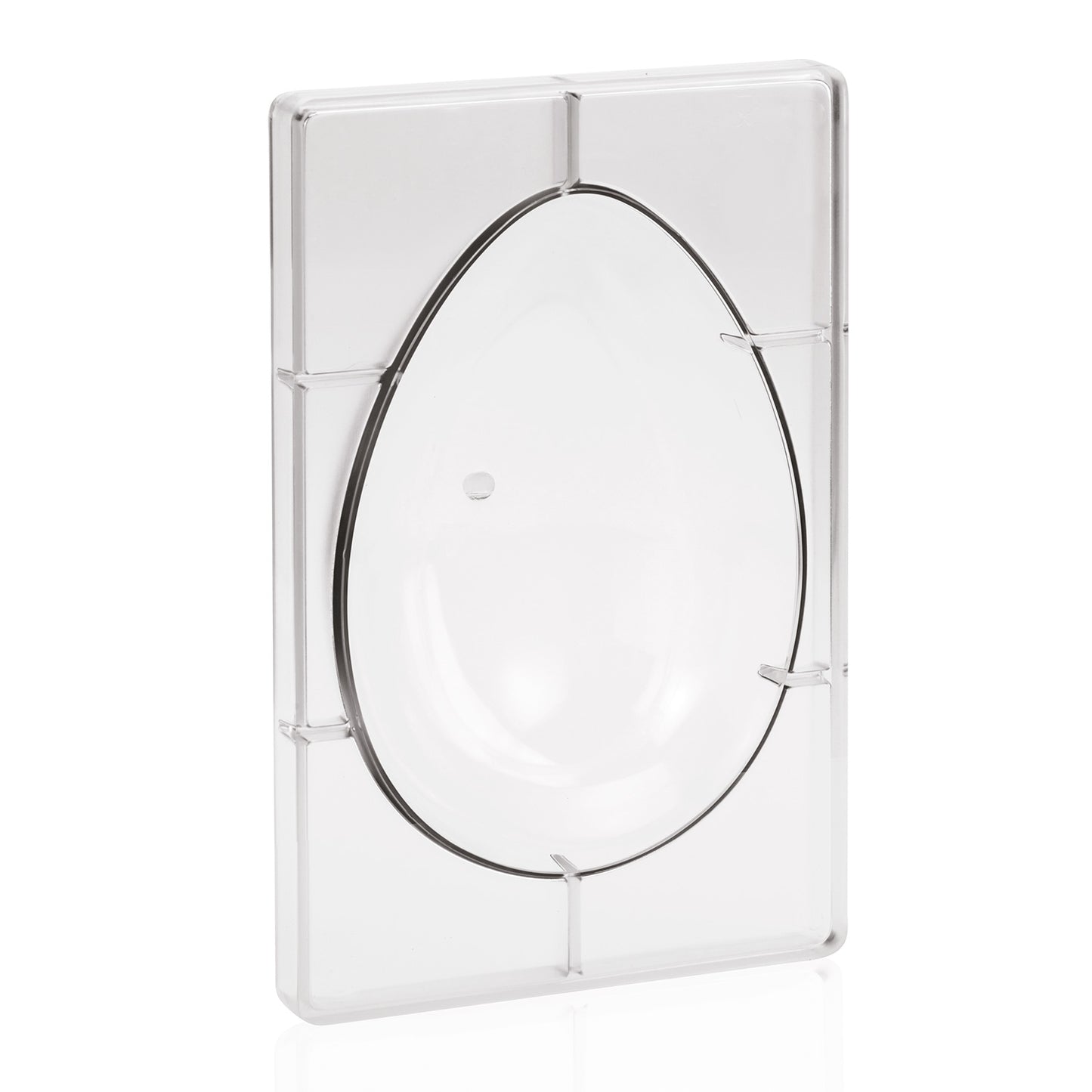 MOLDE DE OVO DE POLICARBONATO 141X204MM 1 METADE