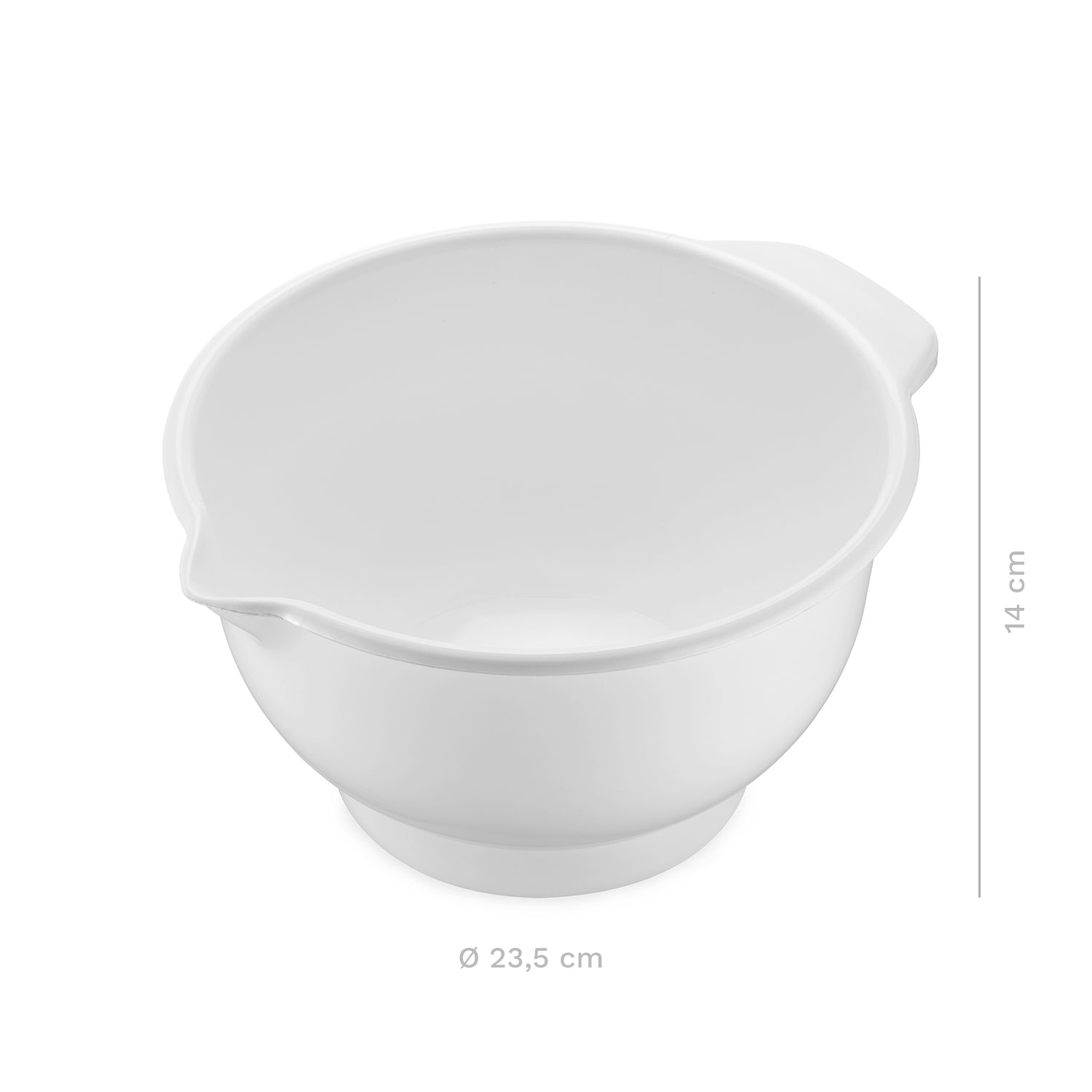 BOL PLÁSTICO CON BOQUILLA Y ASA Ø 23.5CM H 14CM