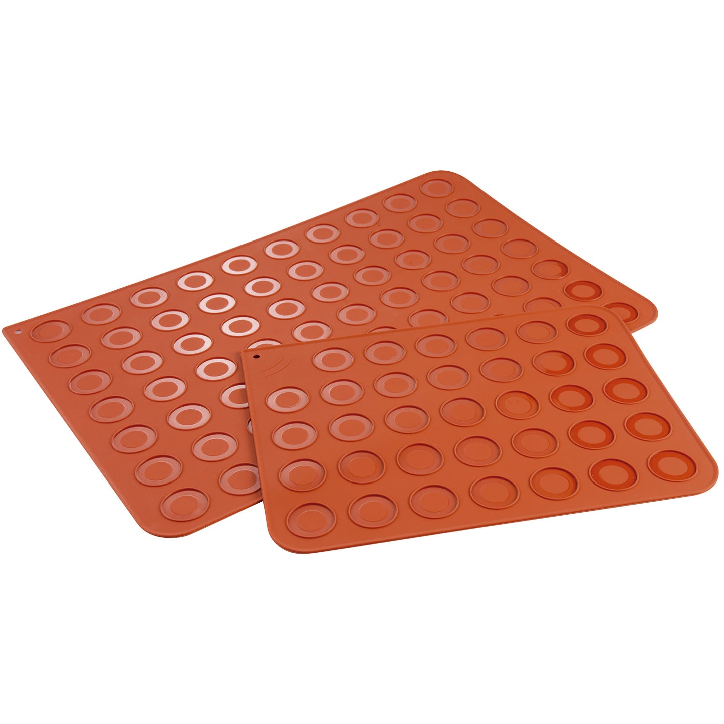 TAPETE SILICONA MACARONS 58,5X38,6CM 70 PIEZAS | Ø 40MM