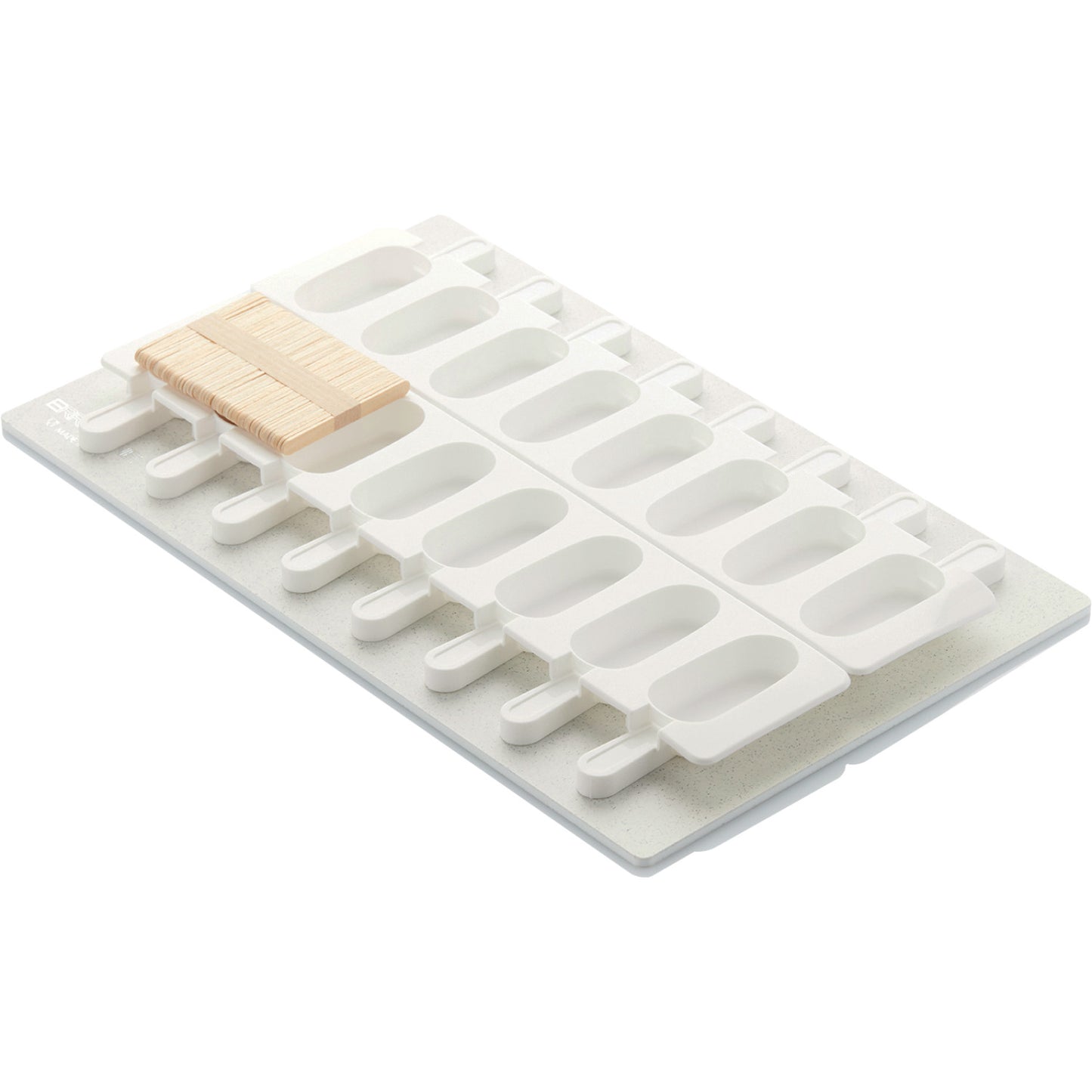 MINI CLASSIC ICE CREAM MOULD - 2 MOULDS 390x118MM AND 50 STI