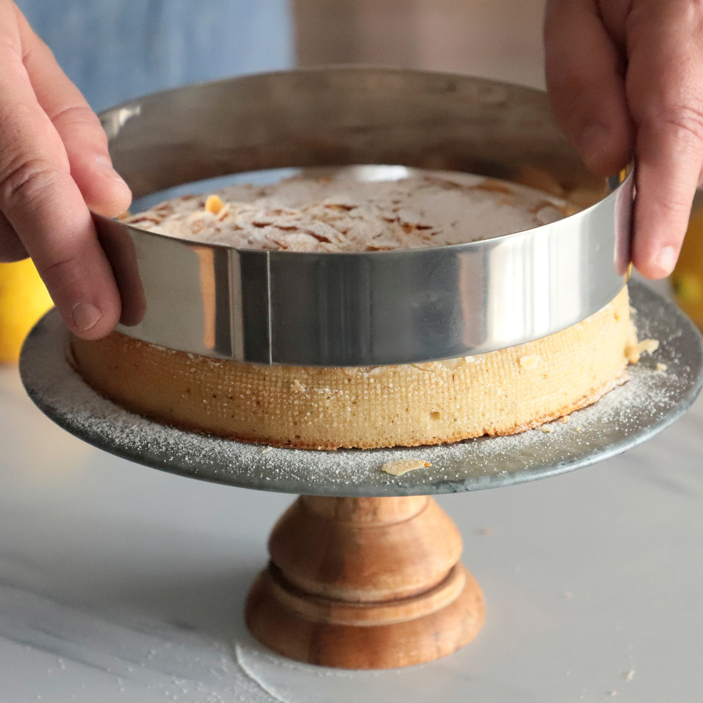 MOLDE ARO ACERO INOX Ø 18CM H 3,5CM