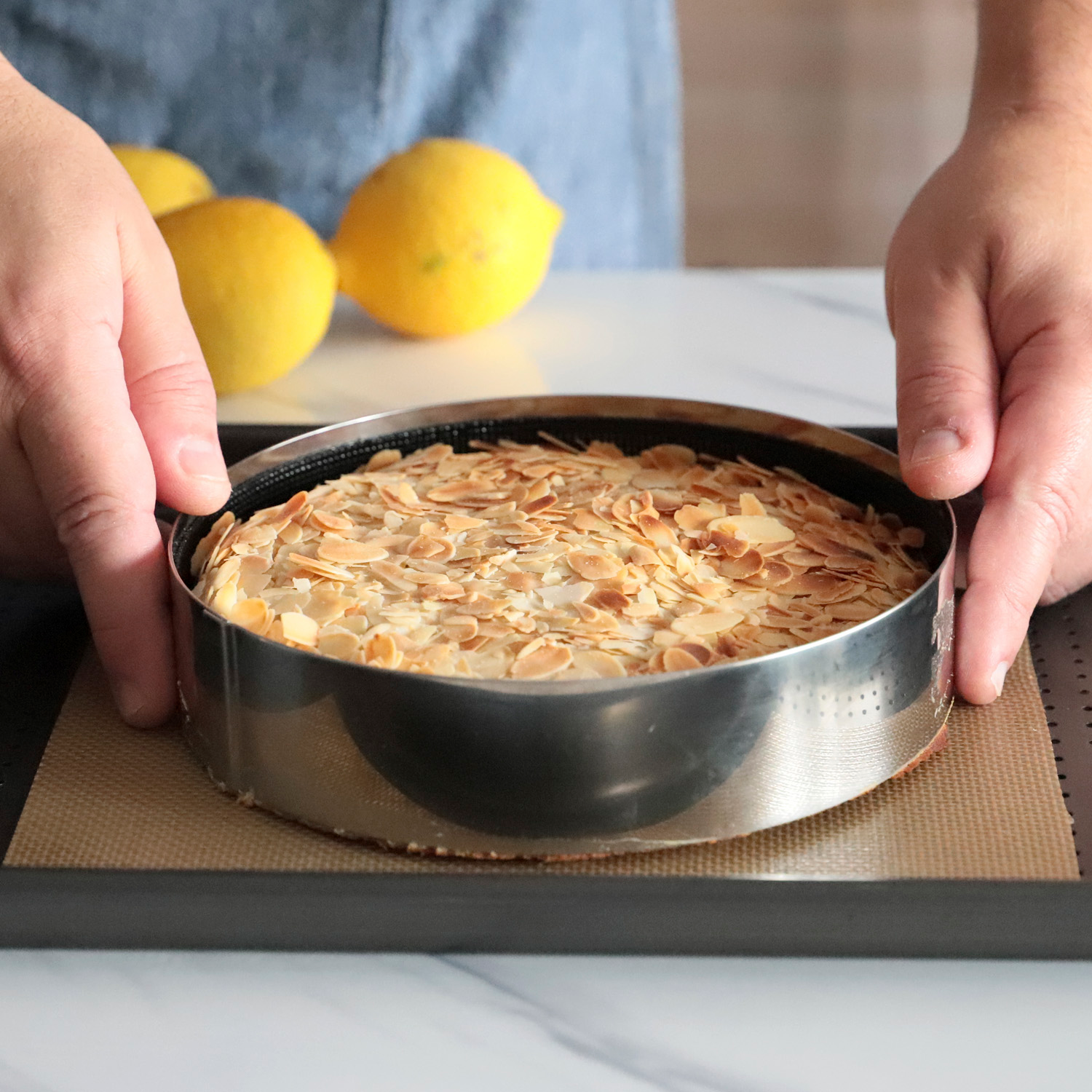 MOLDE ARO ACERO INOX Ø 18CM H 3,5CM