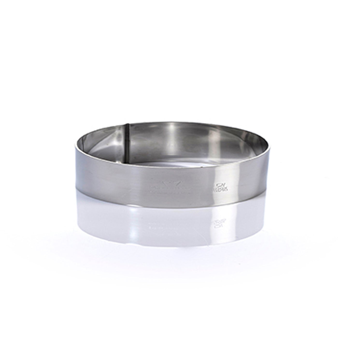 MOLDE DE ANEL DE AÇO INOXIDÁVEL Ø 8CM H 2CM