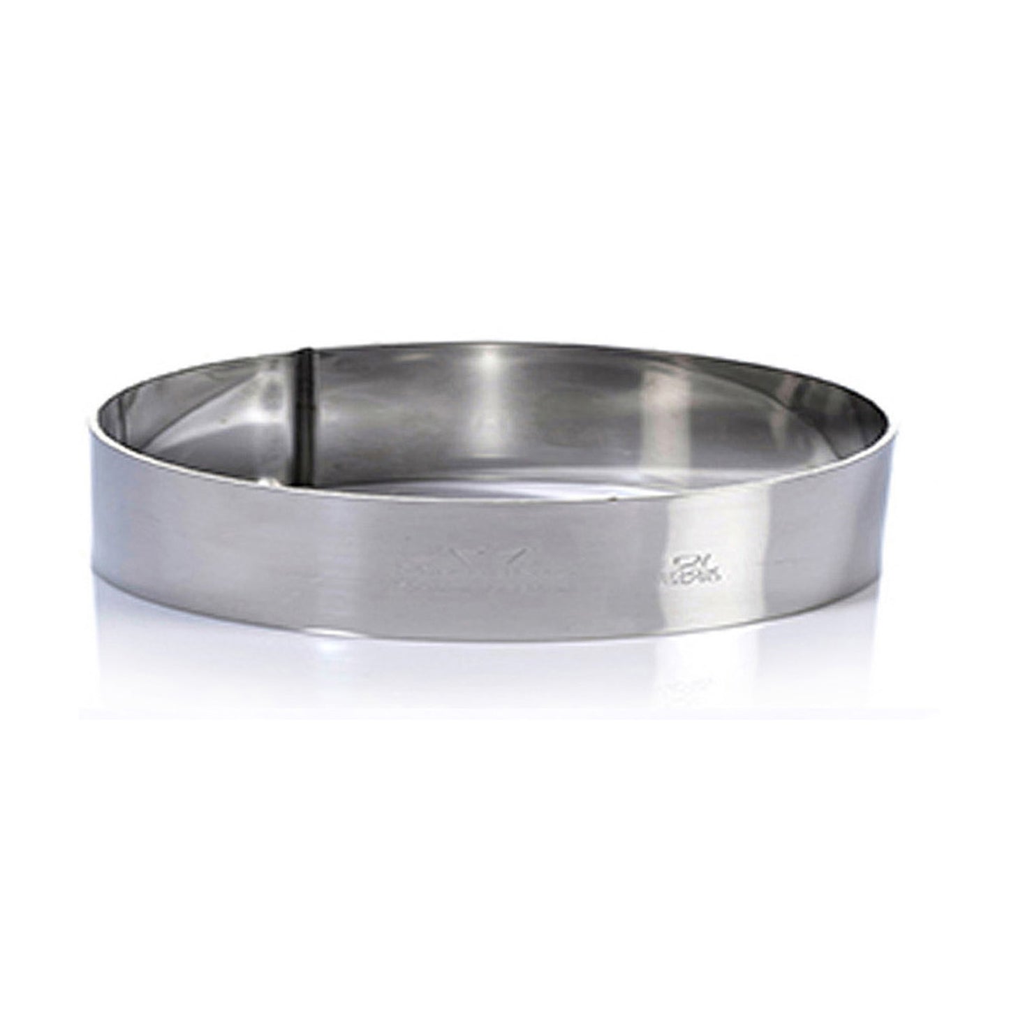 MOLDE ARO ACERO INOX. DIAM 20H5CM