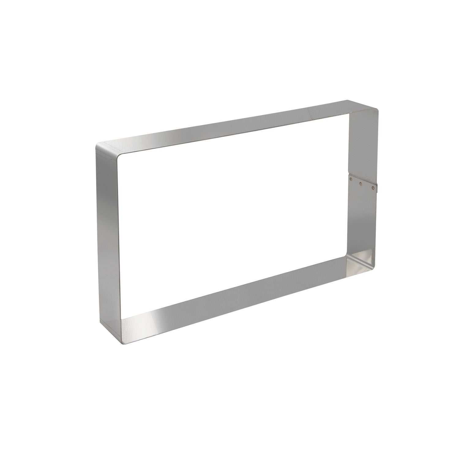 MOLDE RECTANGULAR ACERO INOX. 36X16.5H5CM