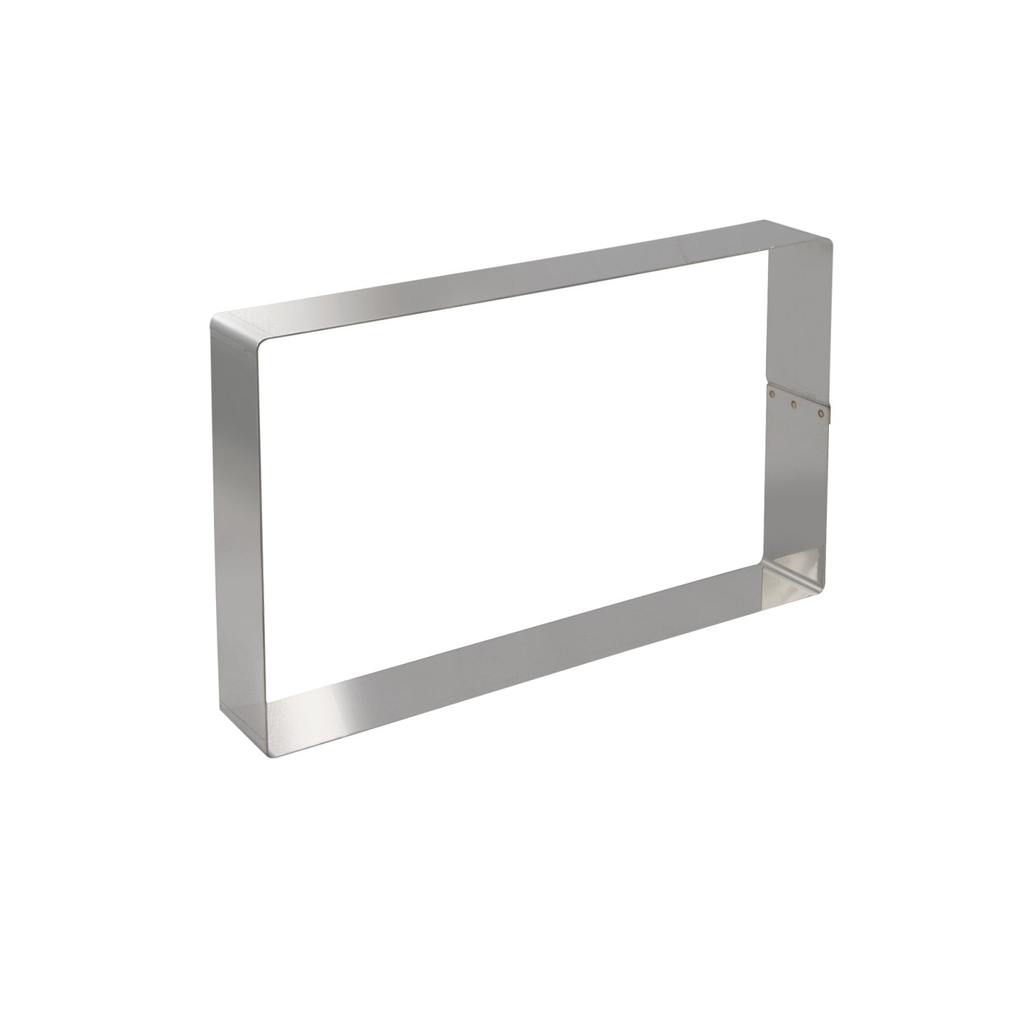 MOULE RECTANGULAIRE EN ACIER INOXYDABLE. 36X16.5H5CM