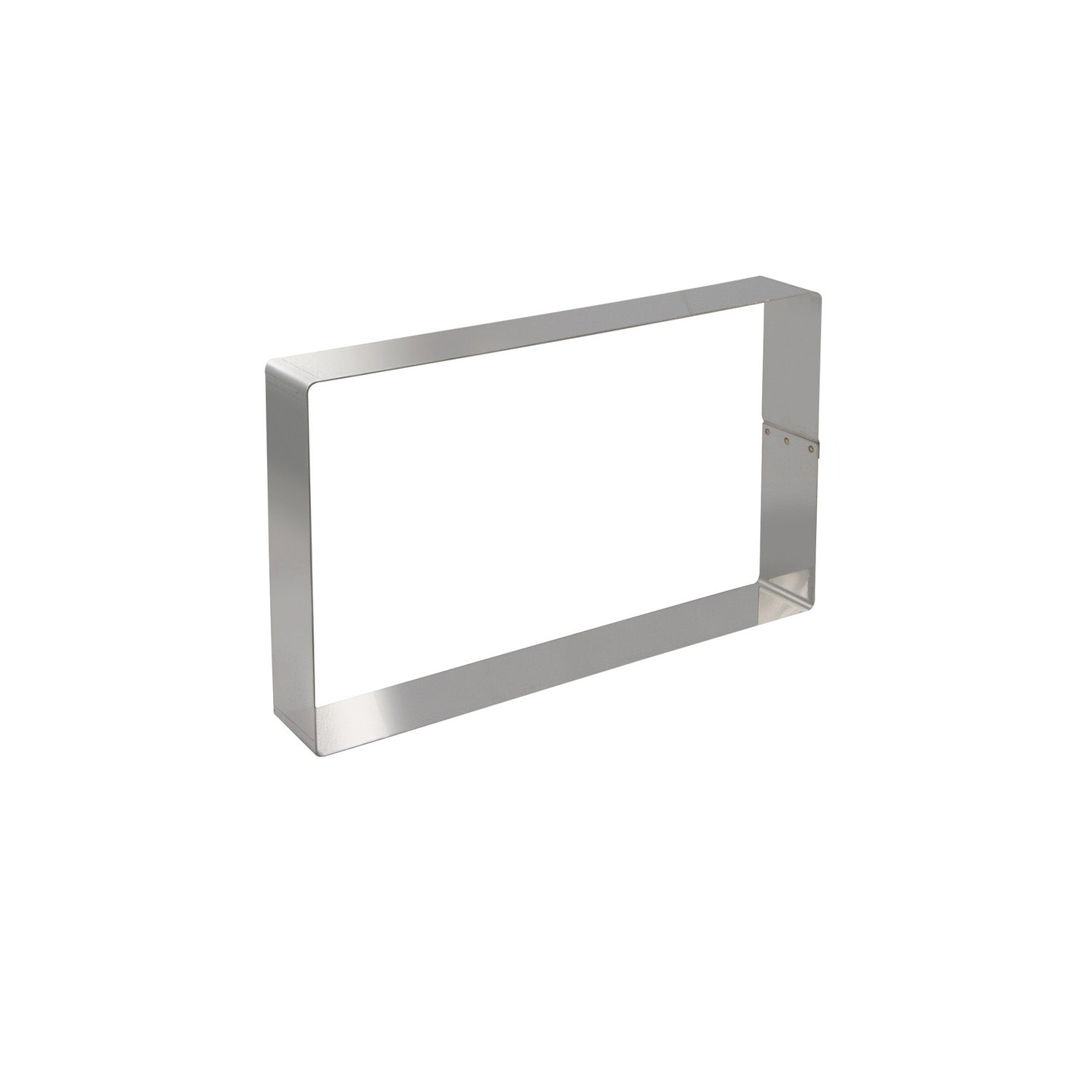 MOULE RECTANGULAIRE EN ACIER INOXYDABLE. 30.2X22.2H4CM
