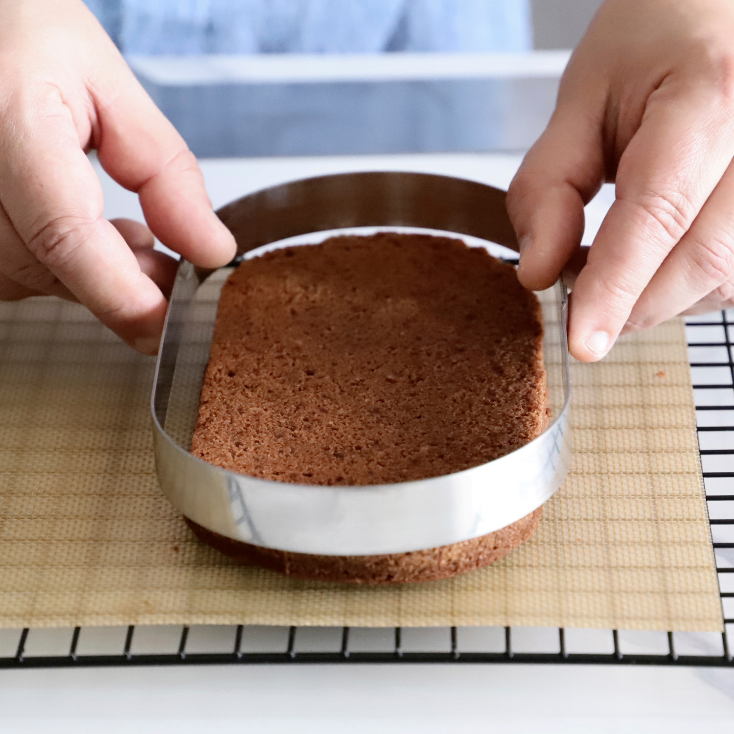 MOLDE ACERO INOXIDABLE OVALADO 216x112 H 20MM