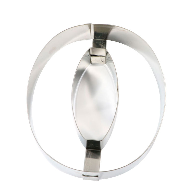 MOLDE ACERO INOX TARTA NÚMERO CERO 20 x 16 x 4 CM