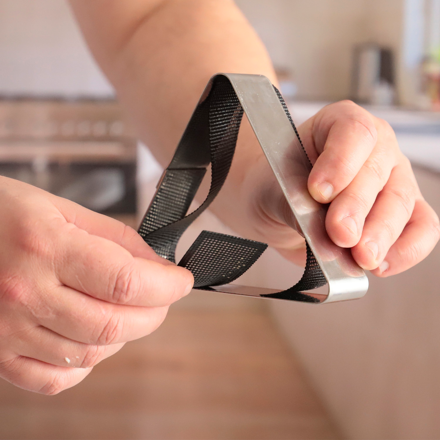 MOLDE A.INOX.TREE NEW YORK ROLL 120X116  H 35 MM