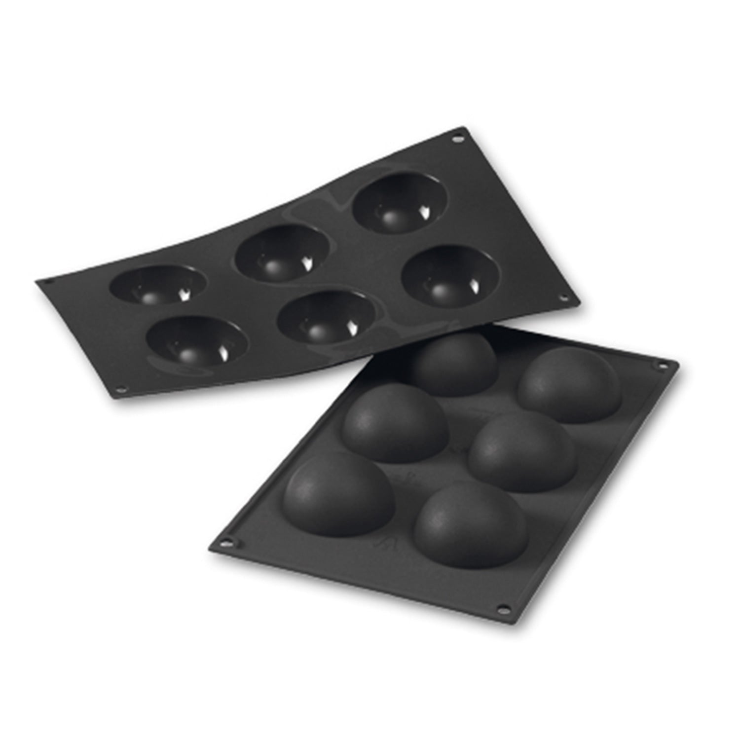 MOLDE SILICONFLEX 6 FORMAS HEMISFÉRIO Ø 60MM H30MM