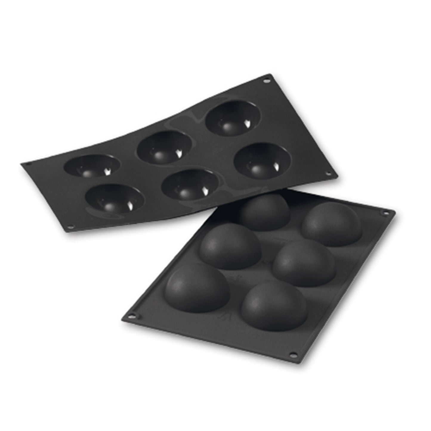 MOLDE SILICONFLEX 6 FORMAS SEMIESFERA Ø 60MM H30MM