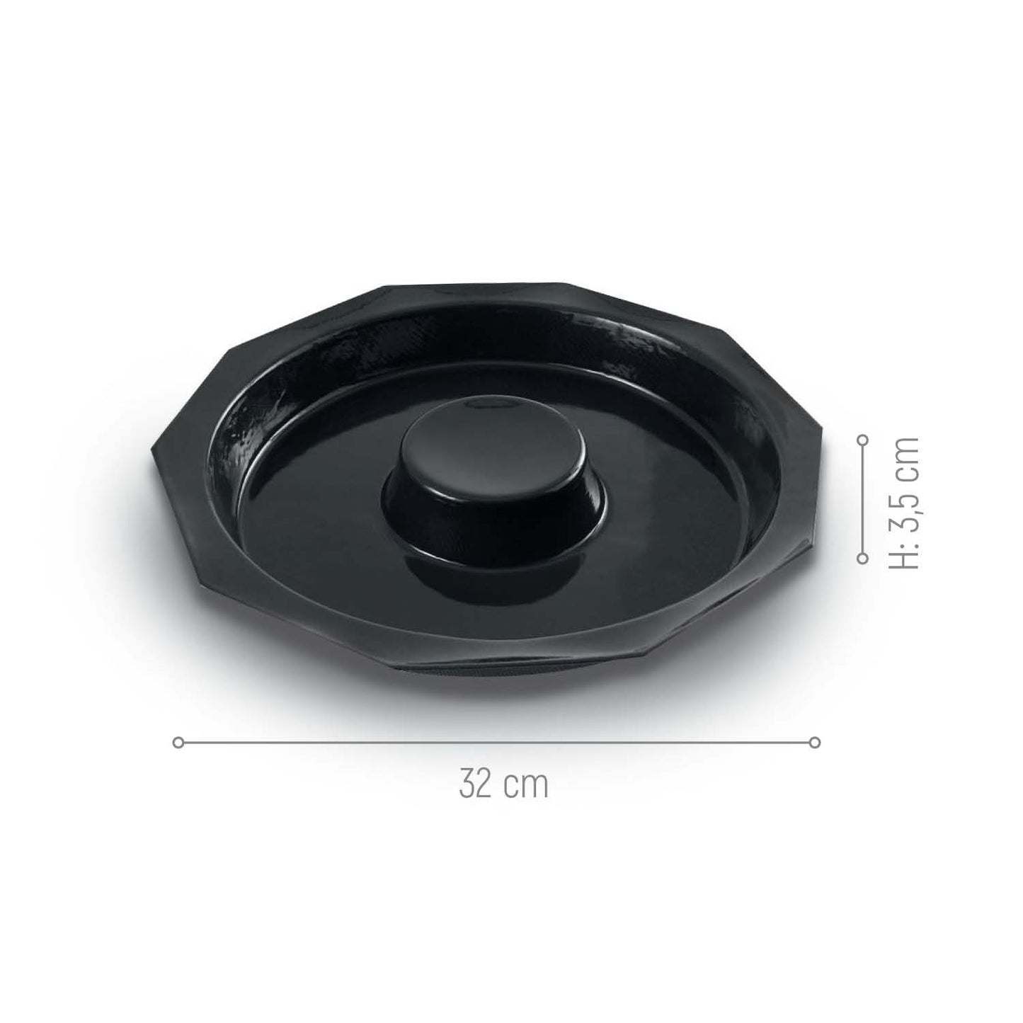 FORMA DE BOLO EM COROA FLEXIPAN 320X180X35MM