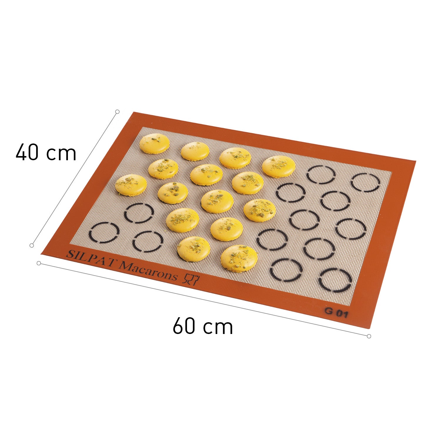 SILPAT ESPECIAL MACARONS 35MM 60X40
