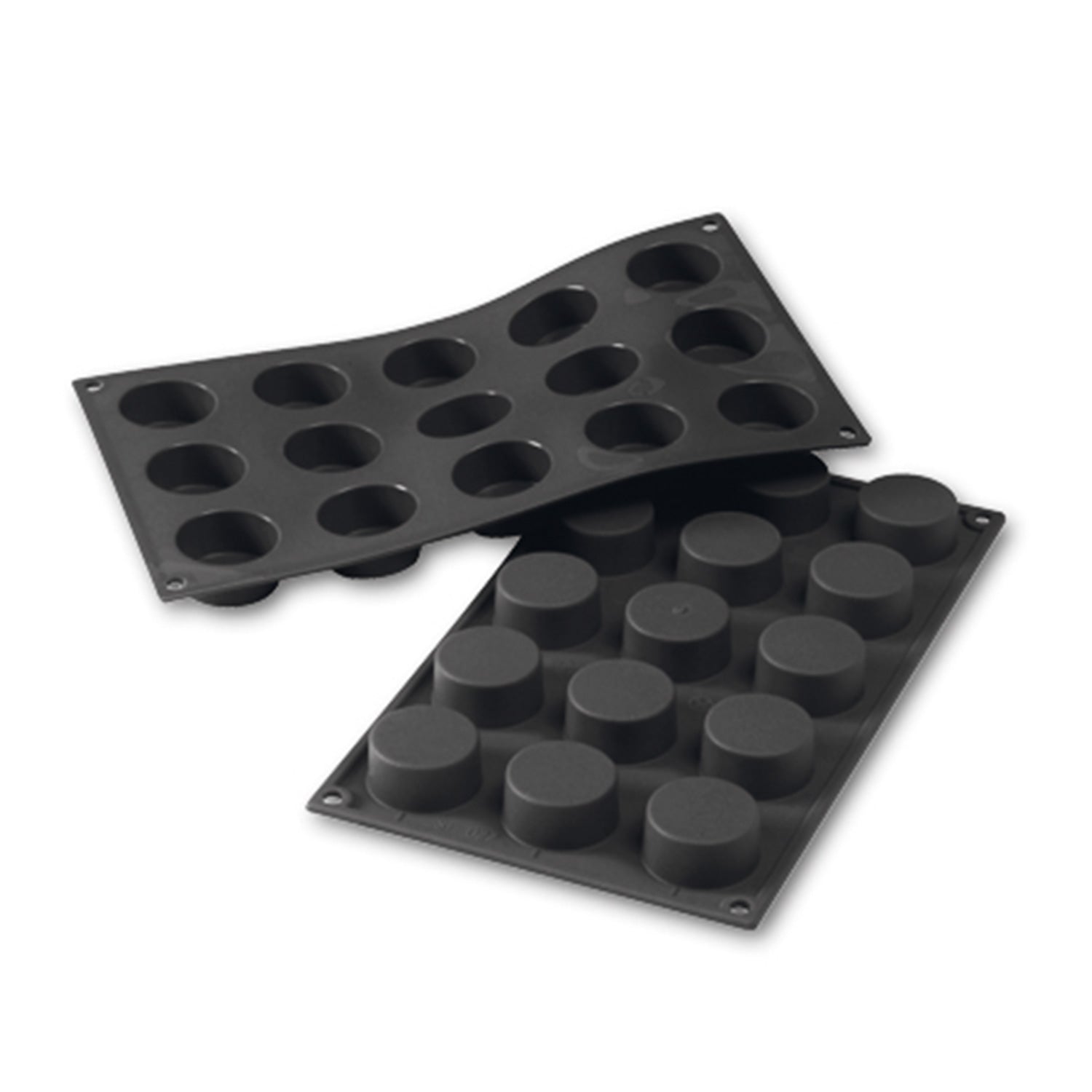 MOLDE SILICONA 15 FORMAS MINI-REDONDO Ø 40x20 MM