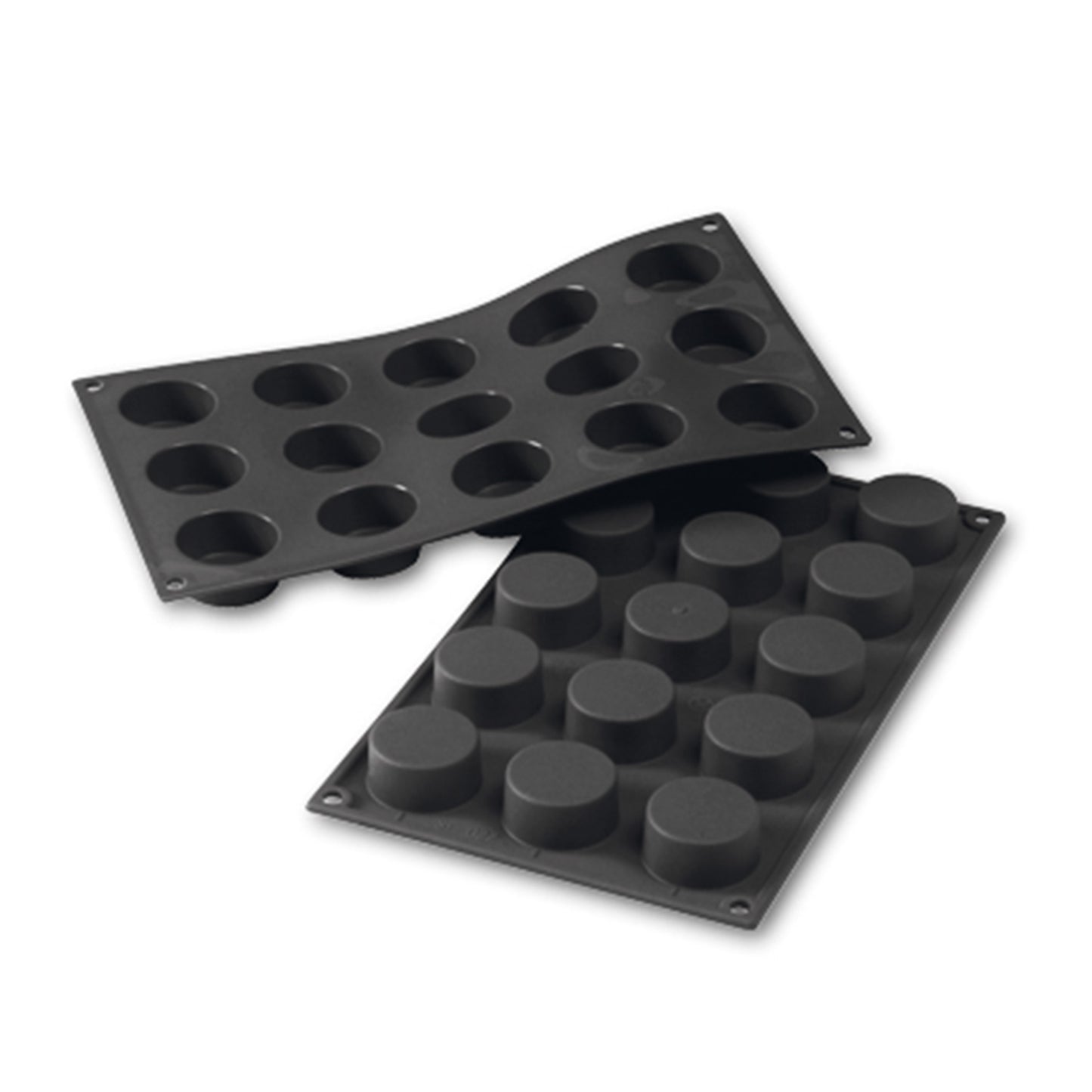 MOLDE SILICONA 15 FORMAS MINI-REDONDO Ø 40x20 MM