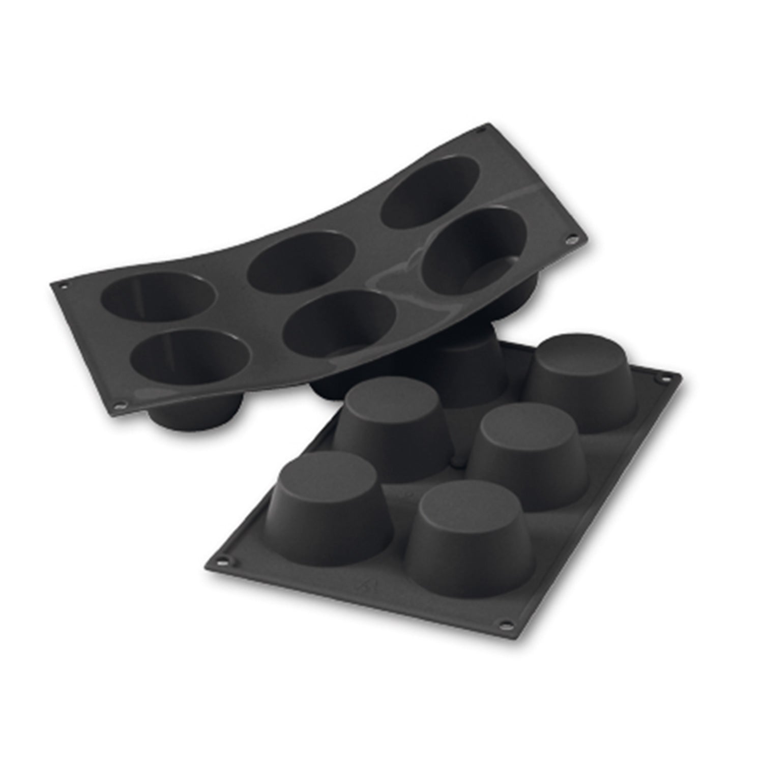 MOLDE SILICONA PARA 6 MUFFINS GRANDES Ø 68 MM H38 MM