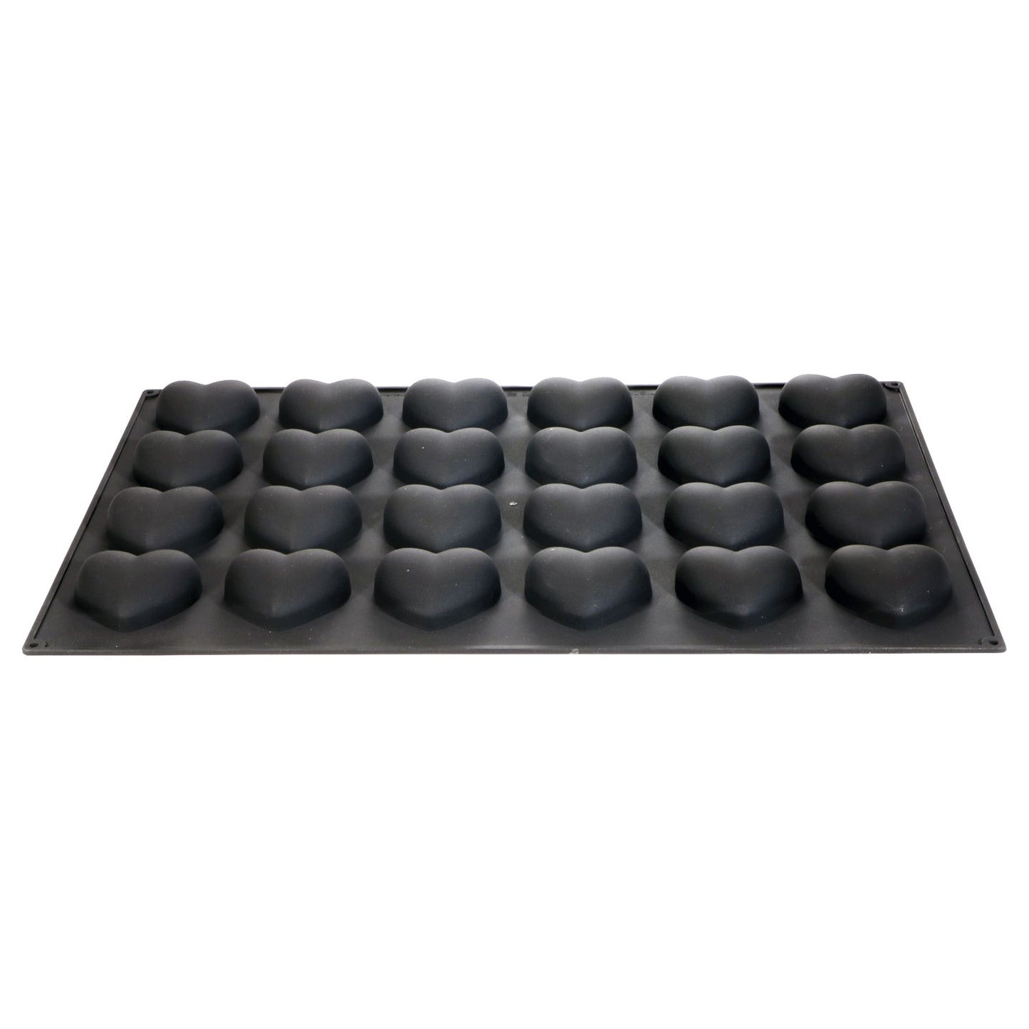 MOLDE SILICONA 24 CORAZONES 75X68MM H30MM | 60X40CM