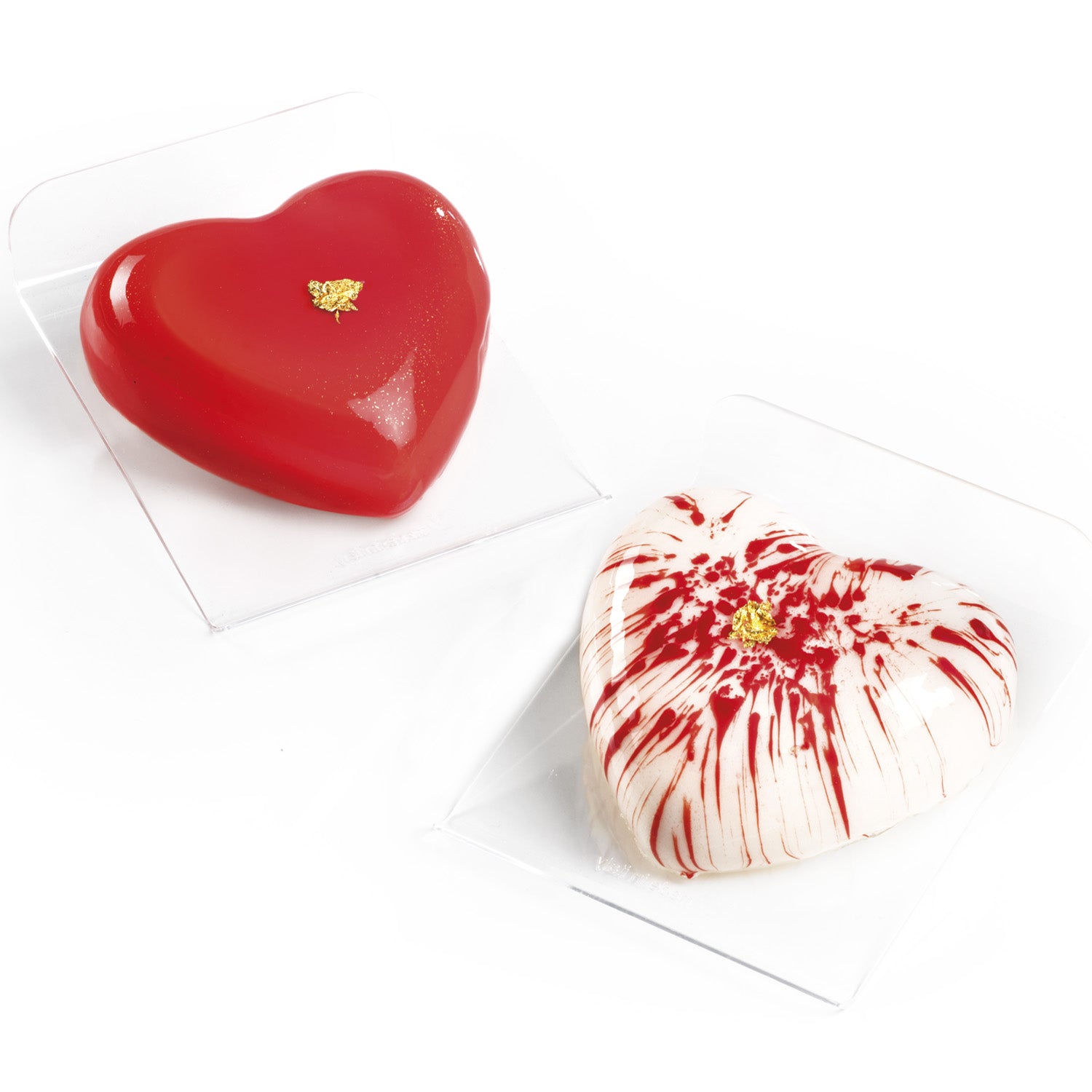 MOLDE SILICONA 24 CORAZONES 75X68MM H30MM | 60X40CM