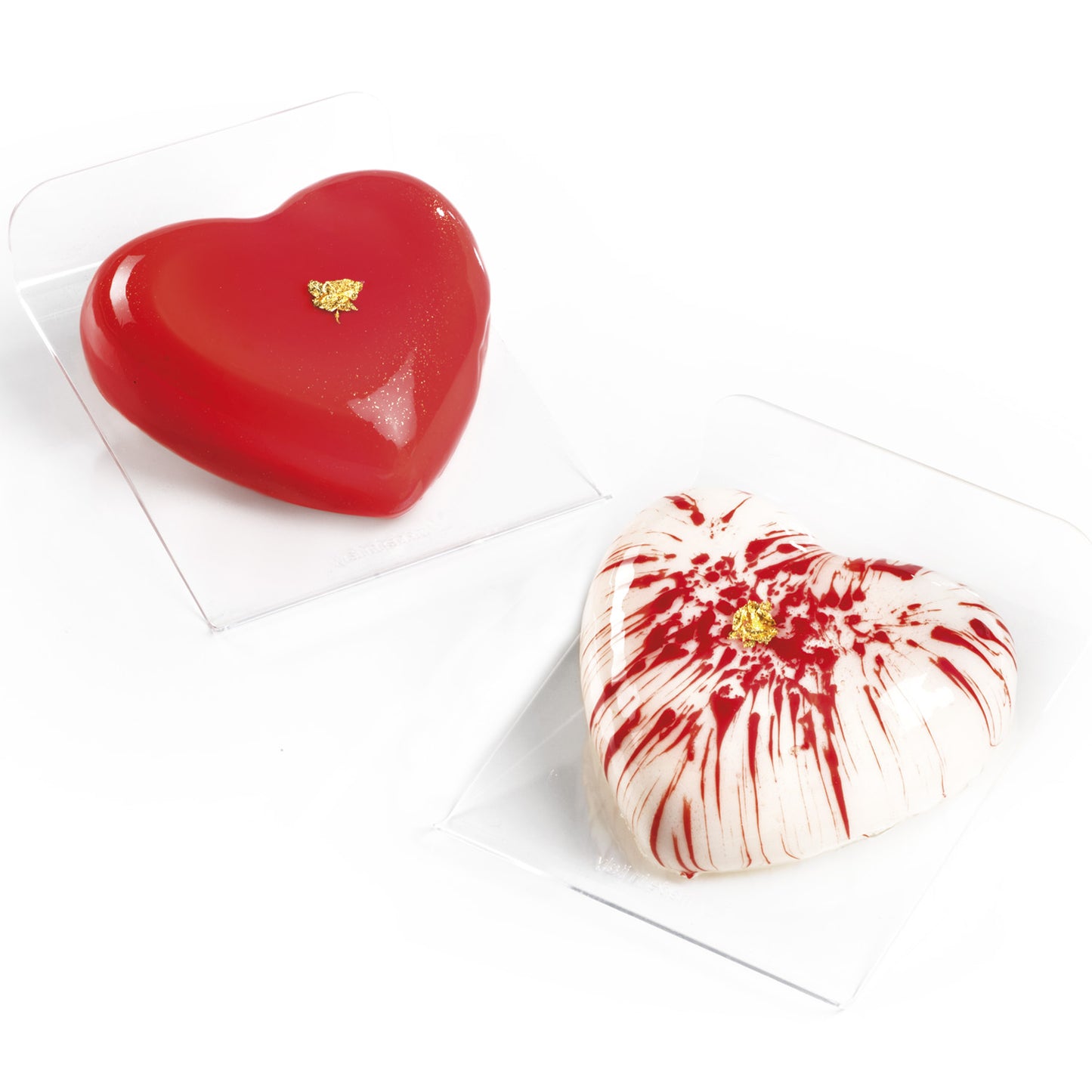 MOLDE SILICONA 24 CORAZONES 75X68MM H30MM | 60X40CM