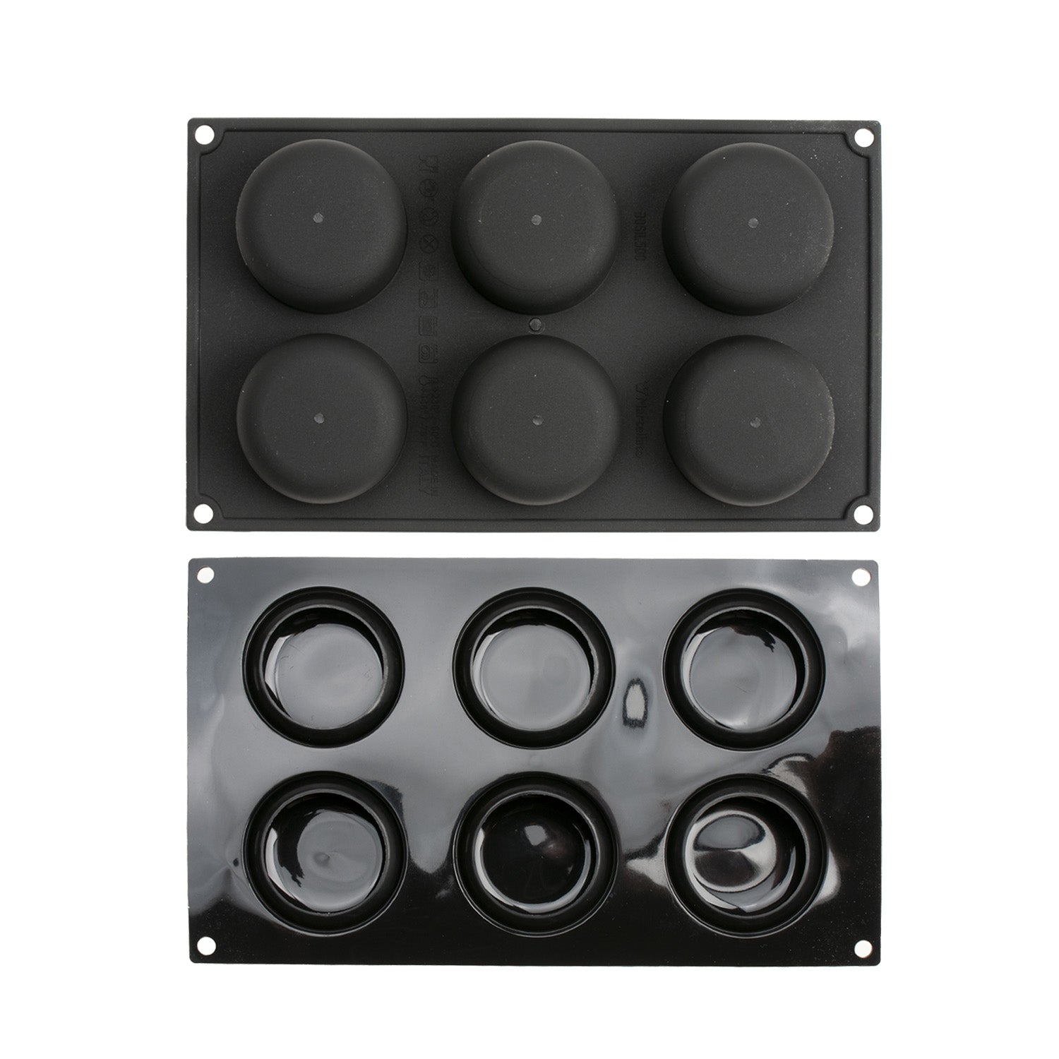 6 MOLDES CIRCLE  DIAM69 H35MM