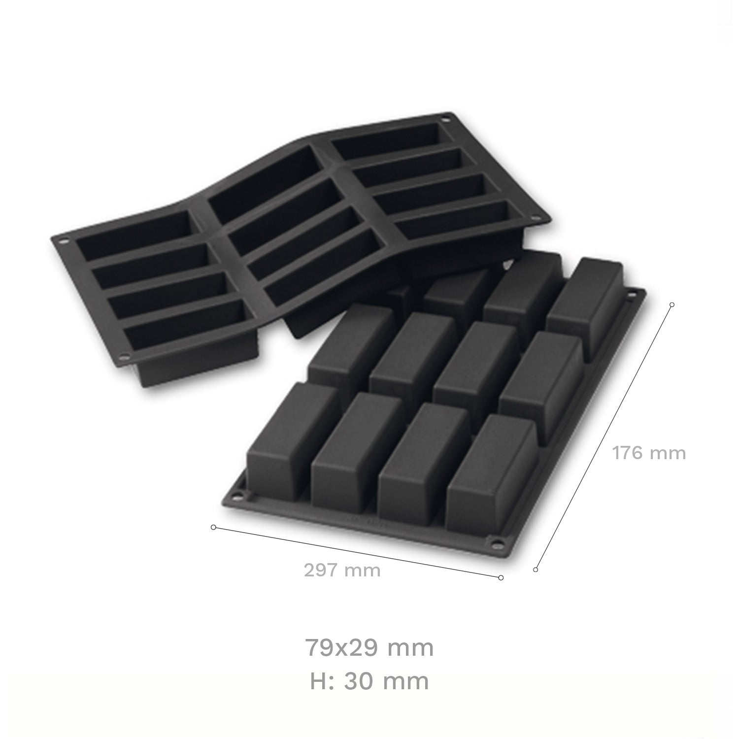 12 MOLDES CAKE 79x29x30