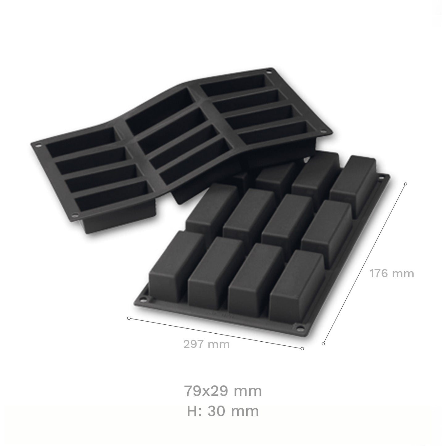 12 MOLDES CAKE 79x29x30