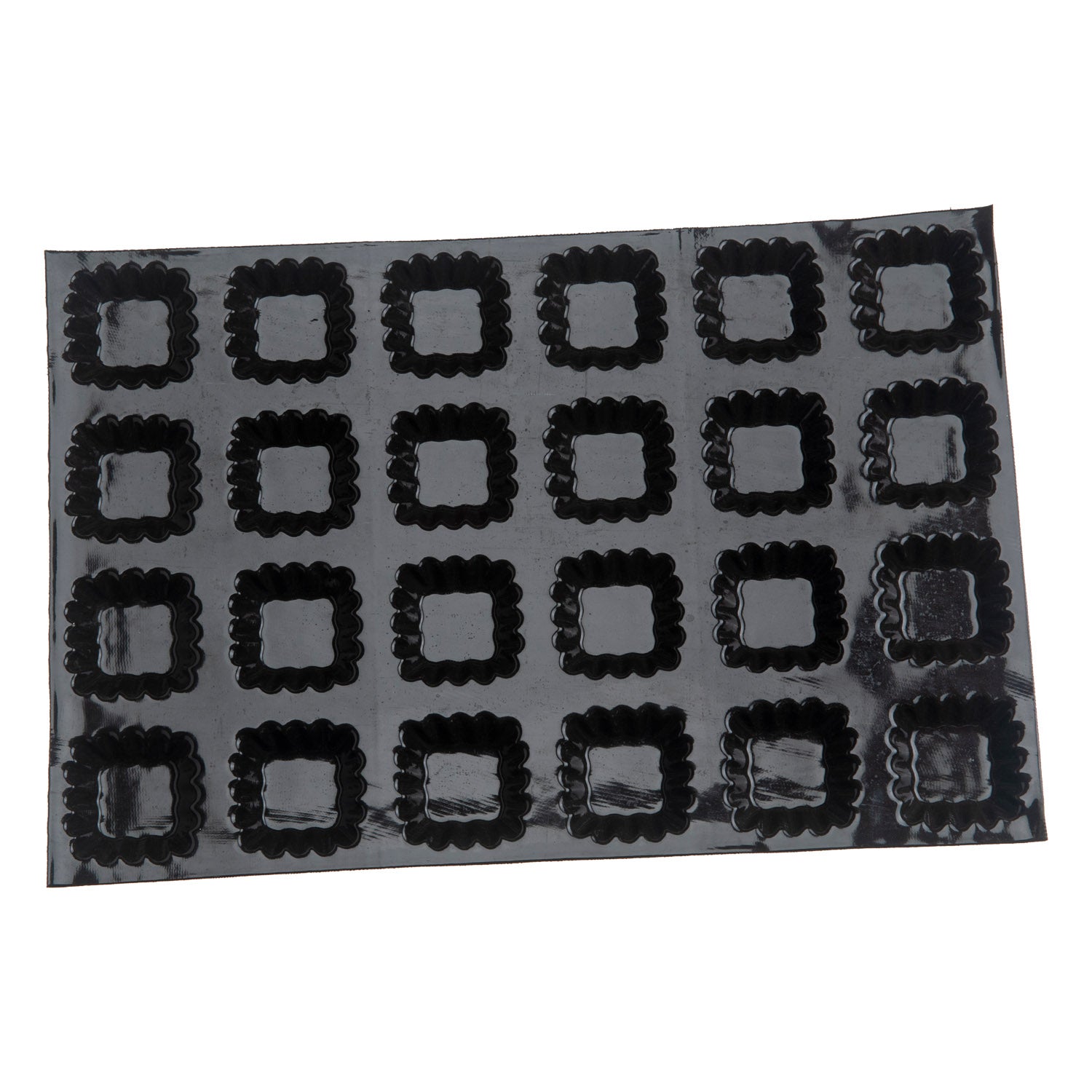 MOLDE SILICONA 24 TARTALETA CUADRADA 78X78CM H20MM Vol 70ML