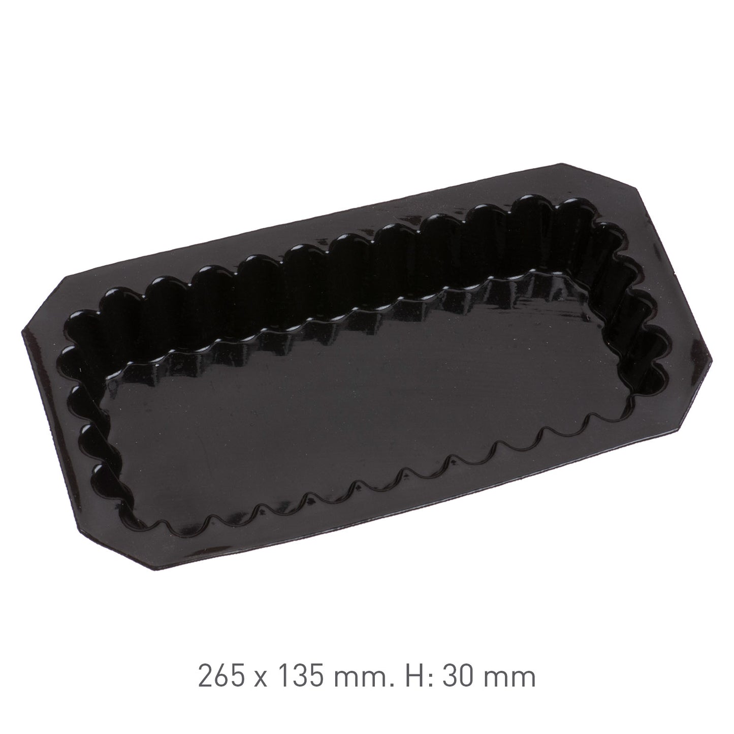 FLEXIPAN RECTANGUAR TART 135X165MM H30MM Vol 90CL