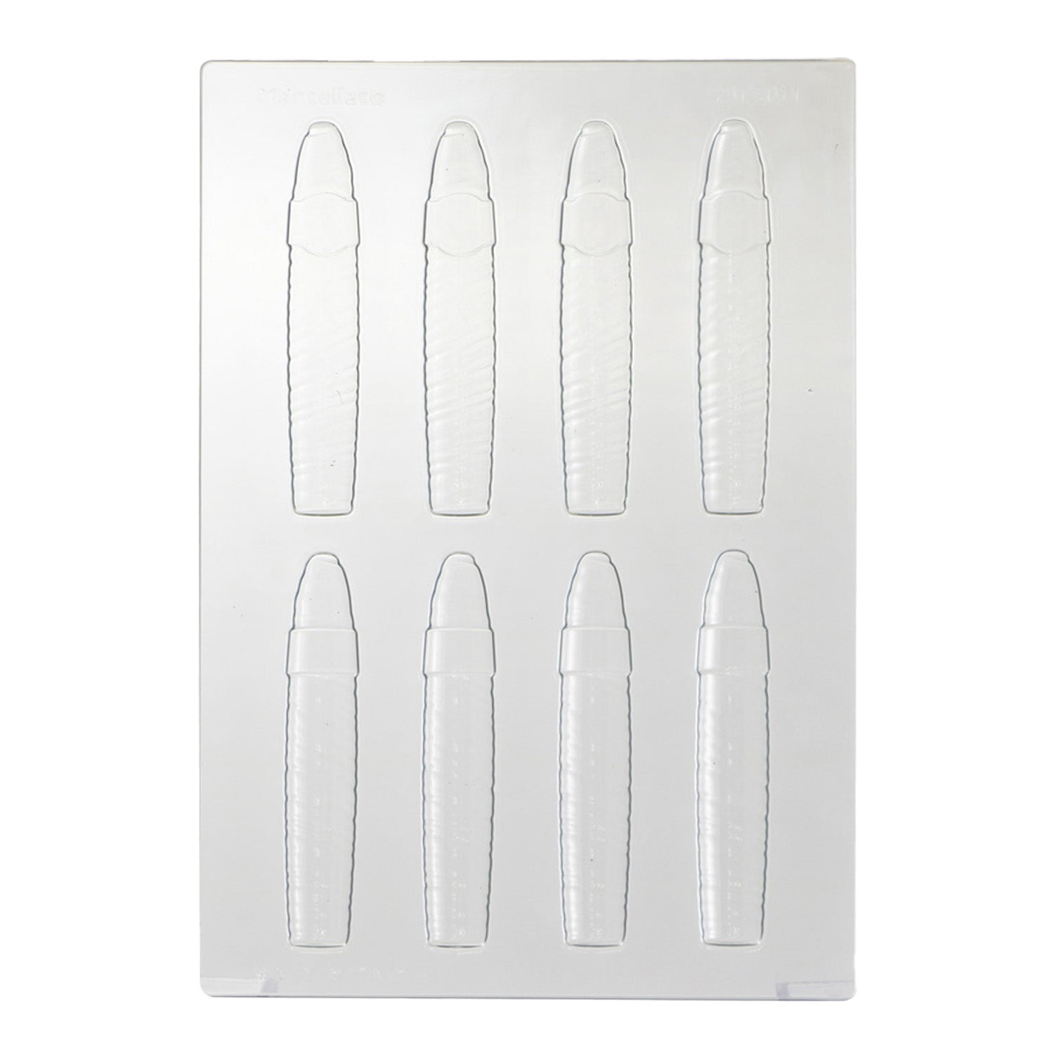 MOLDE PLASTICO TERMOFORMADO PUROS 20MMDIAM X H125MM