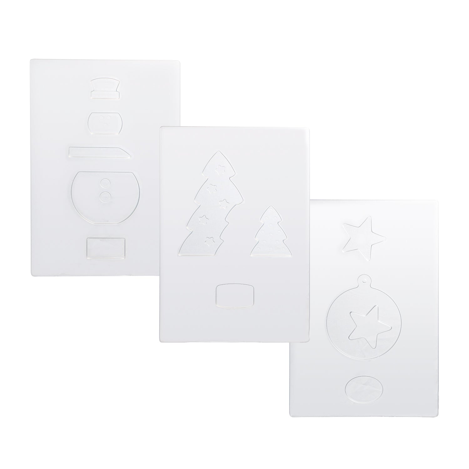 KIT PLÁSTICO TERMOFORMADO 3 PIEZAS NAVIDAD 80GR