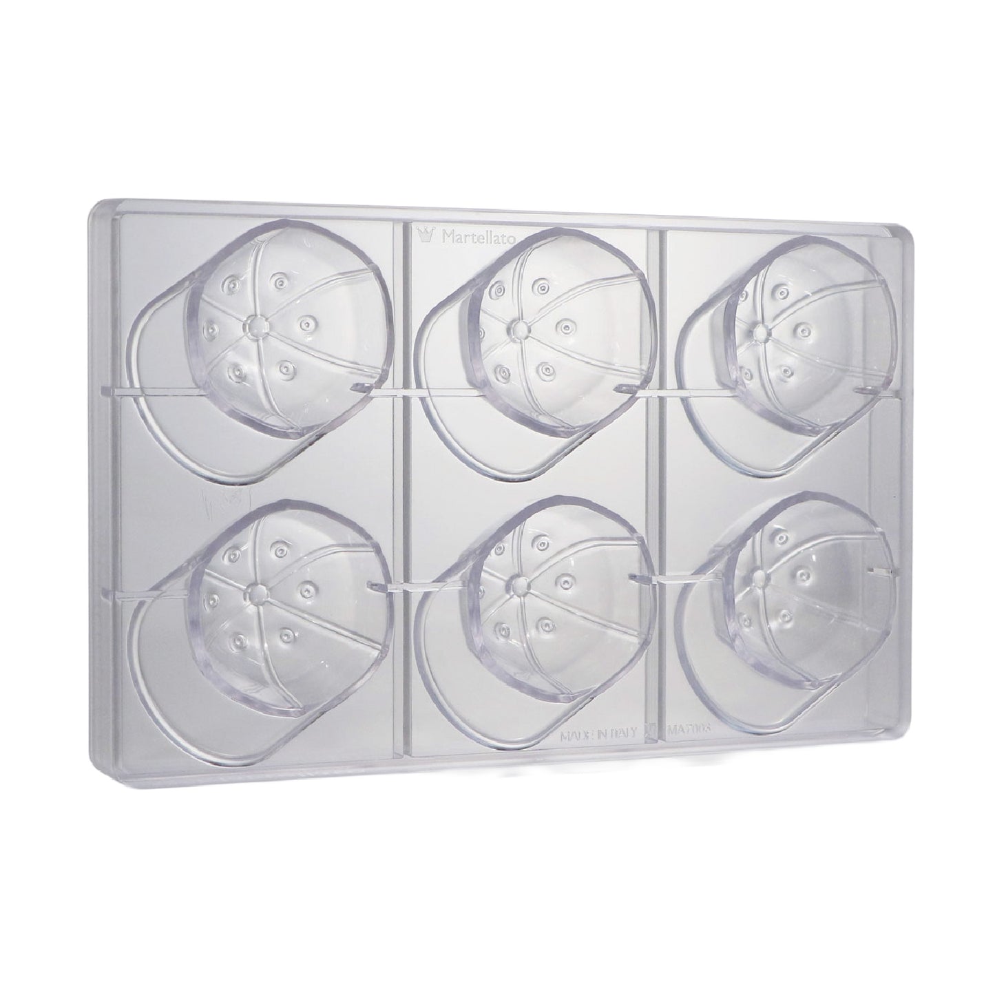 STAMPO POLICARBONATO GORRA 6 PEZZI - 275 x 175 x 40,5 MM