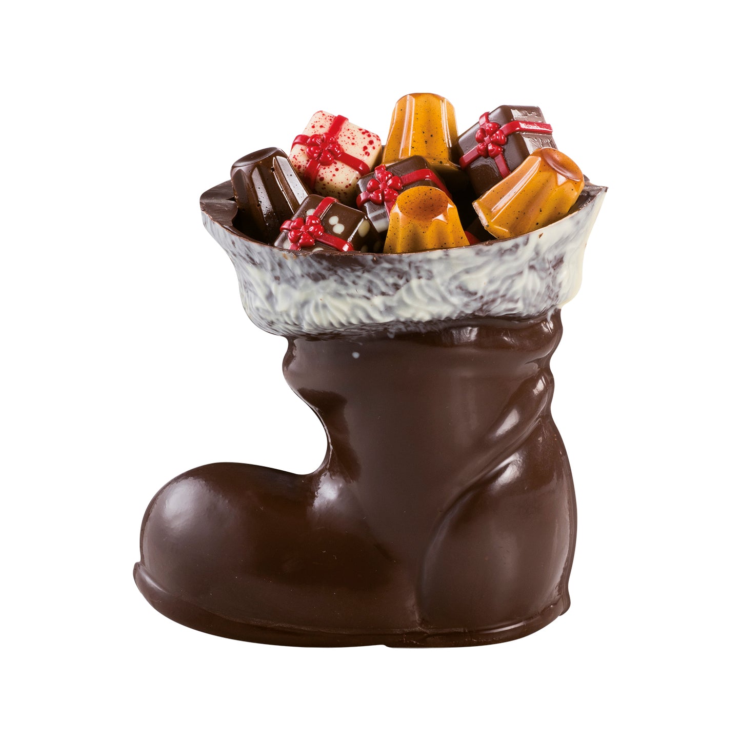 MOLDE PLÁSTICO TERMOFORMADO BOTA PAPÁ NOEL 3D H135MM