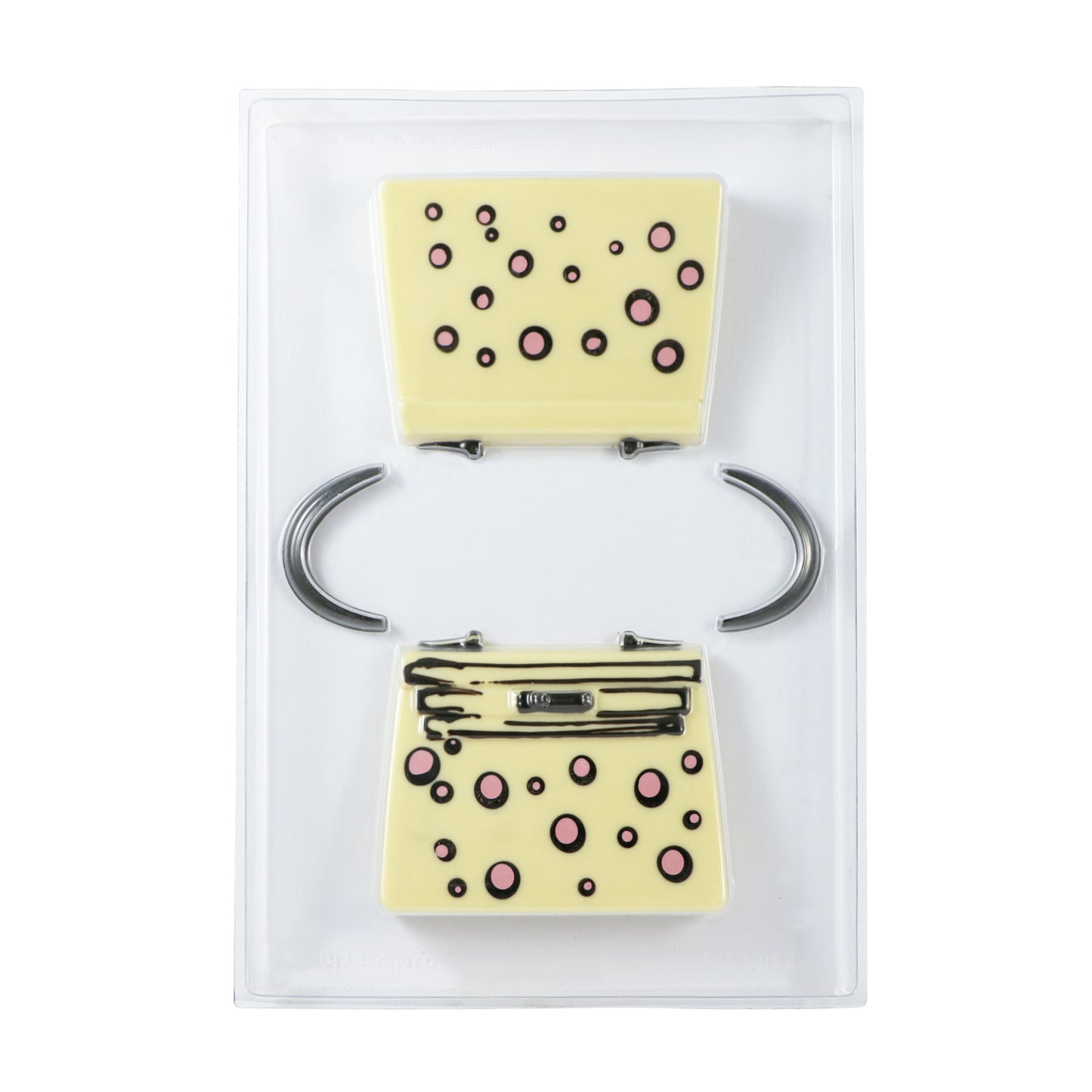 KIT 2 MOLDES PLÁSTICO TERMOFORMADO BOLSO 119X52 H126MM
