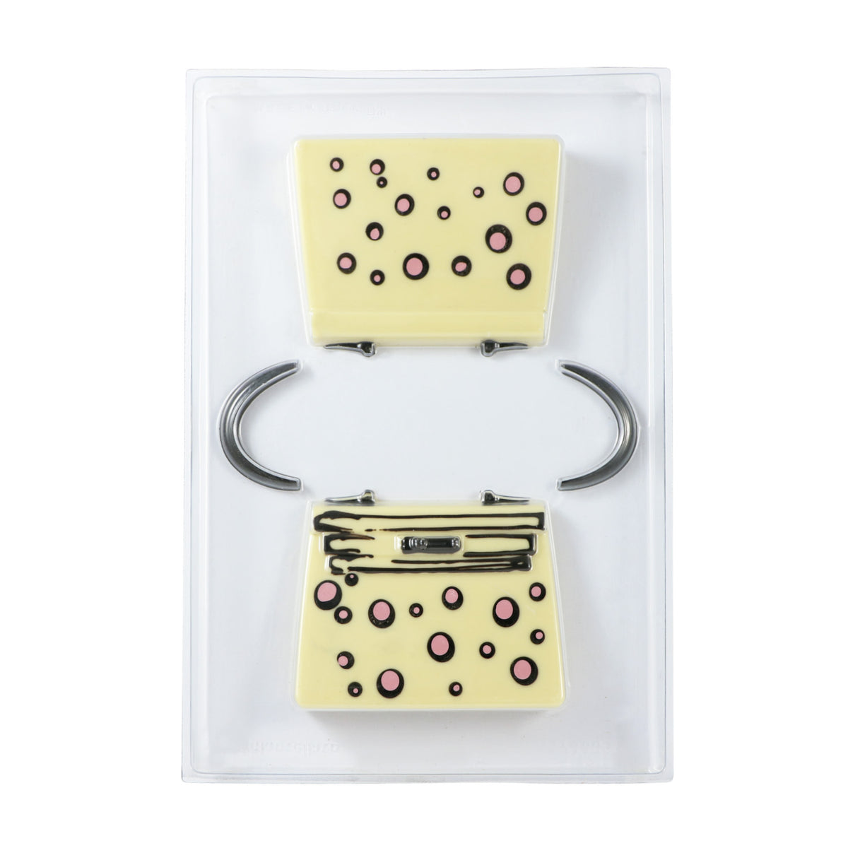 KIT 2 MOLDES PLÁSTICO TERMOFORMADO BOLSO 119X52 H126MM