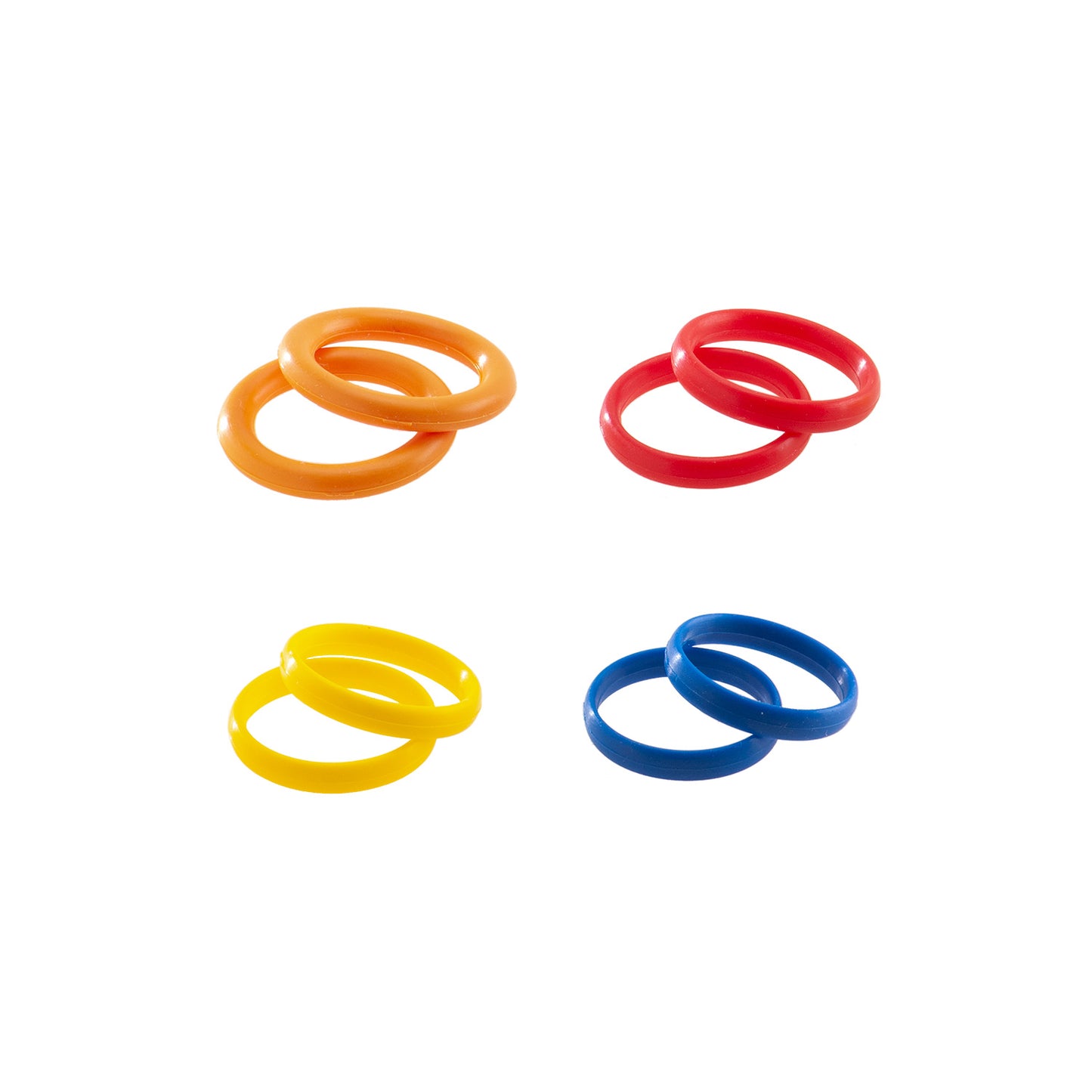 SET 8 ANILLOS SURTIDO PARA RODILLO DE Ø 25MM | 4-5-6-10MM