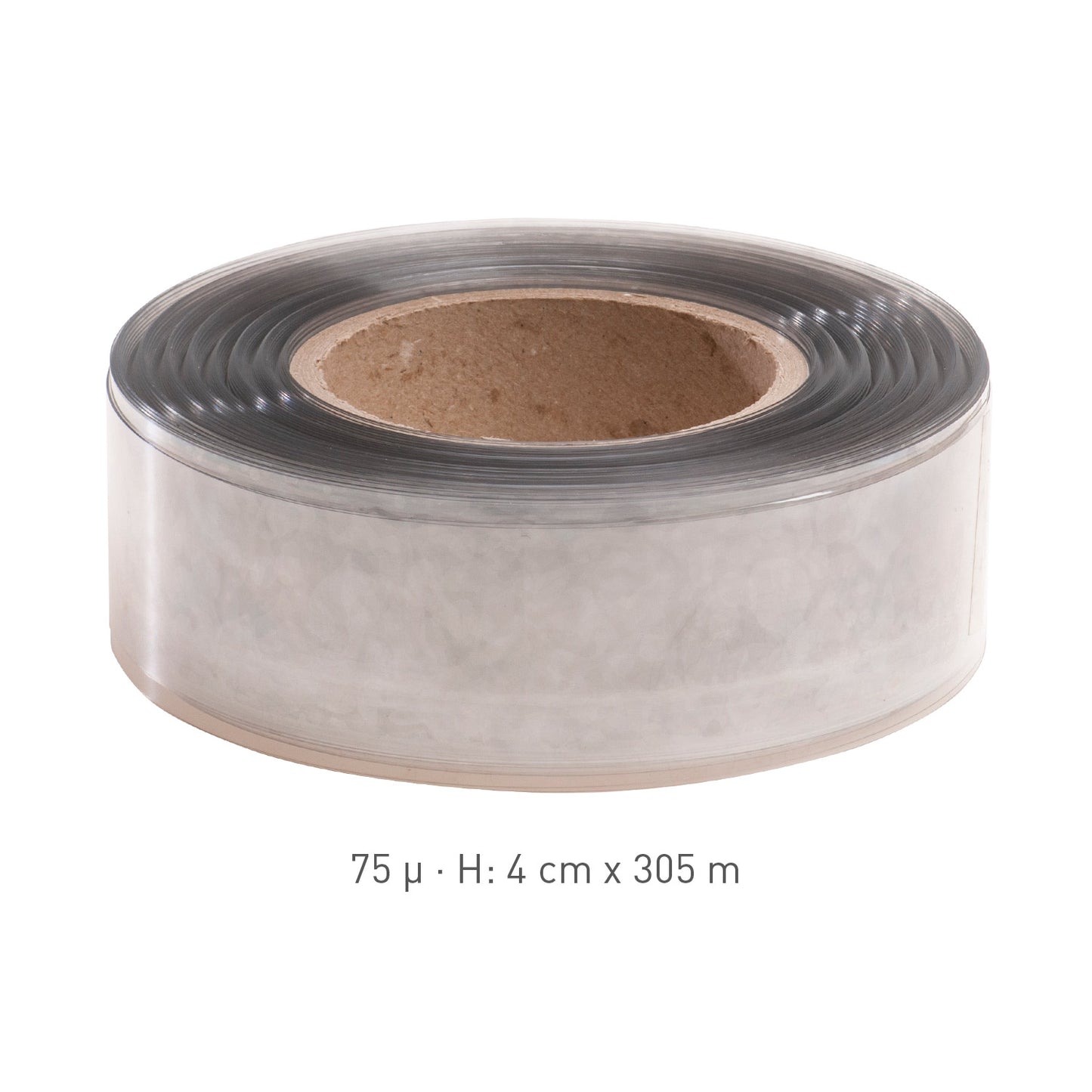 ROLLO rPET 305M H 4CM - 75 MICRAS (Tipo acetato)