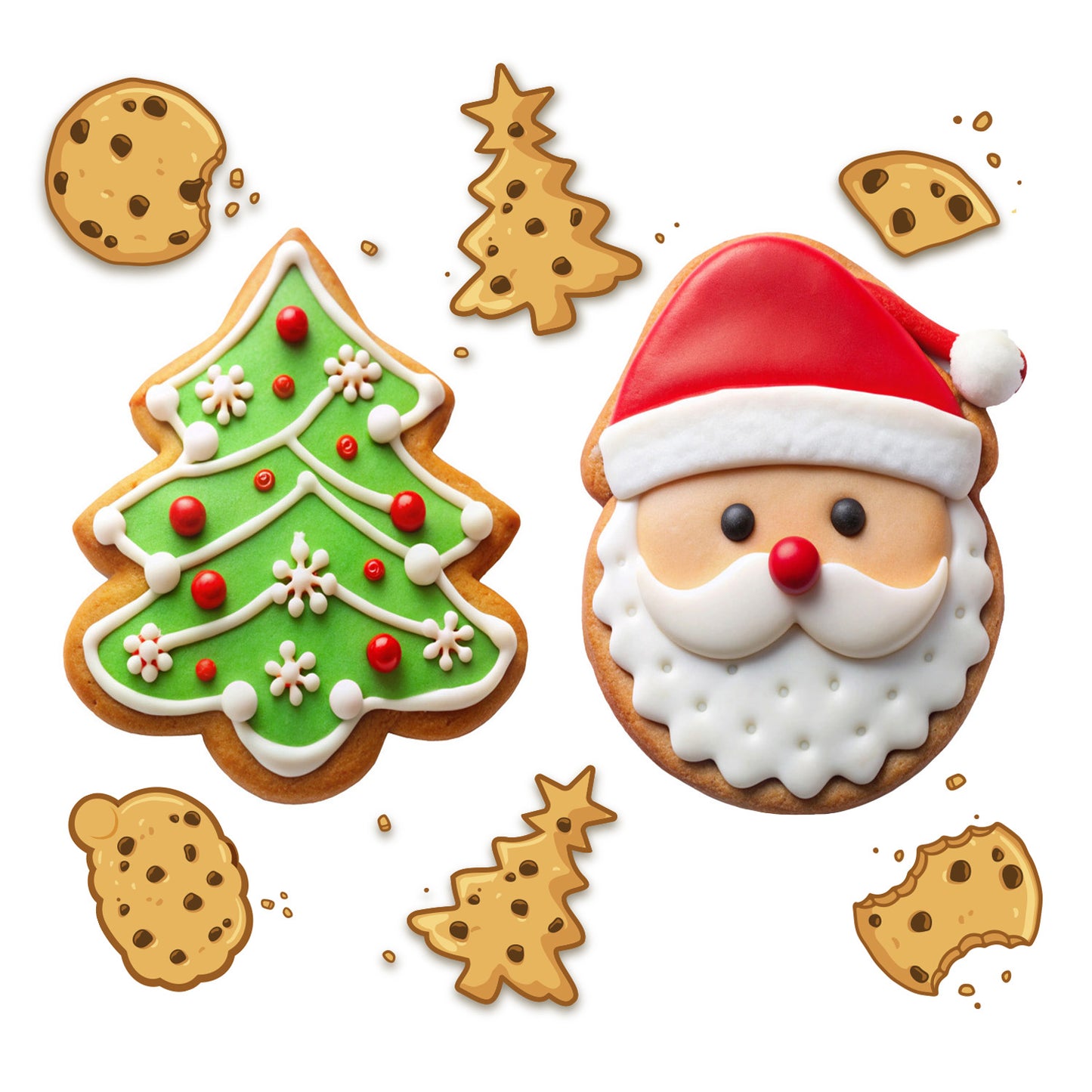 SET 2 CORTAPASTAS NAVIDAD