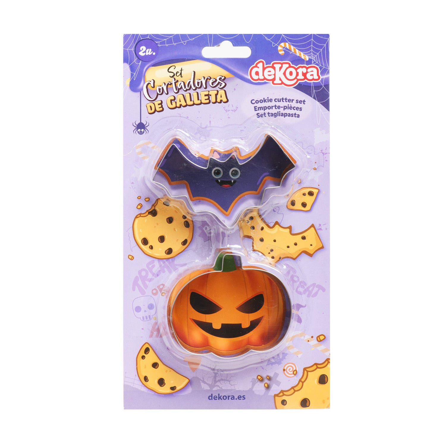 LOT DE 2 EMPORTE-PIECES DE HALLOWEEN