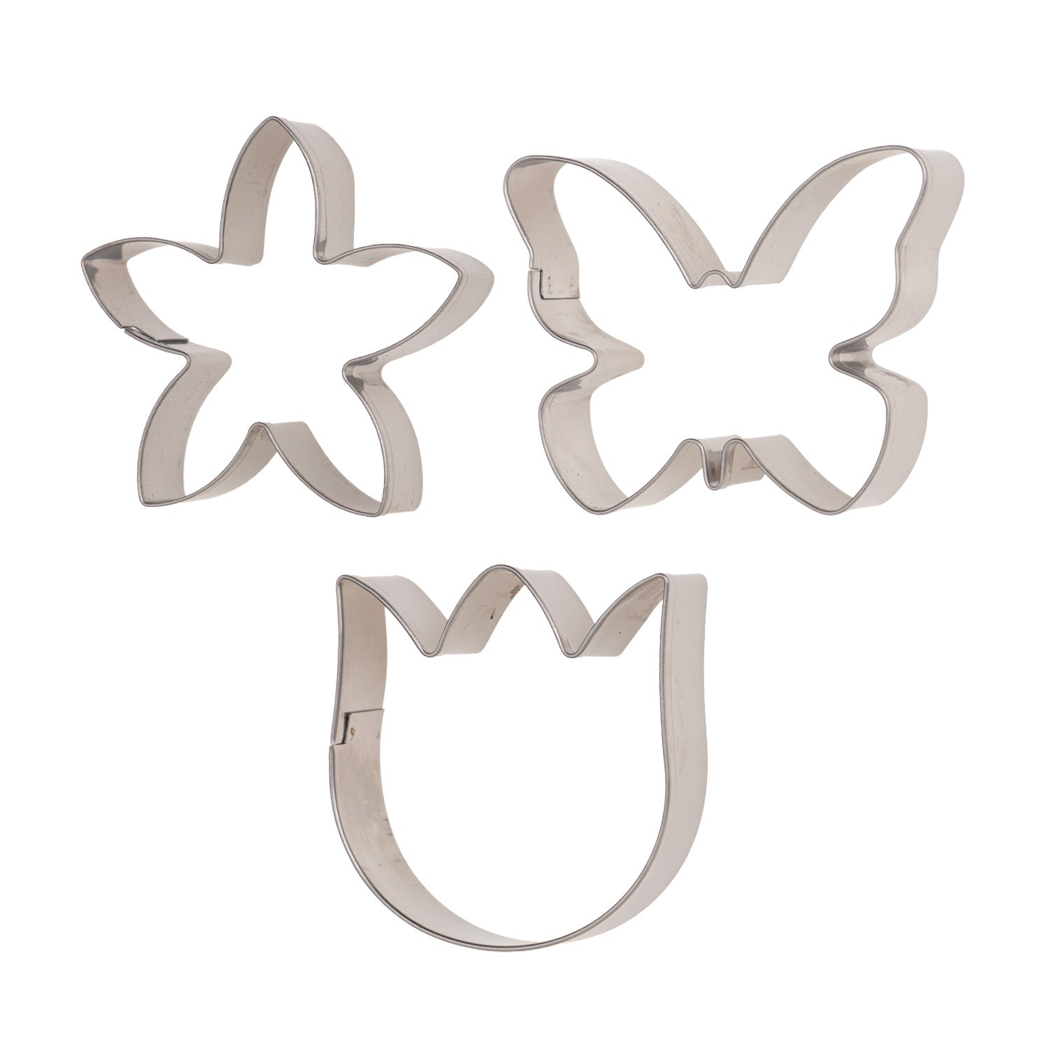 LOT DE 3 EMPORTE-PIECES DE FLEURS