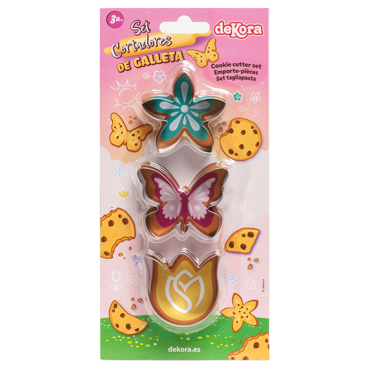 SET 3 FLOWER CUTTERS