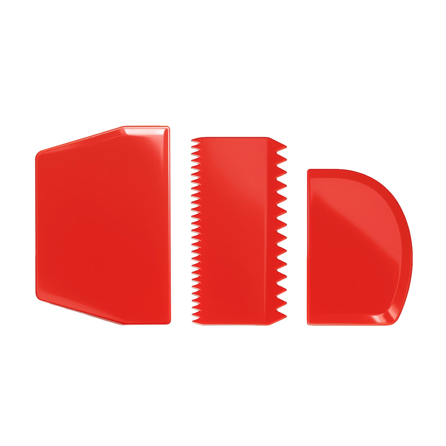 PACK DE 3 RASPADORES DE MASSA- DEKORA HOME BAKING