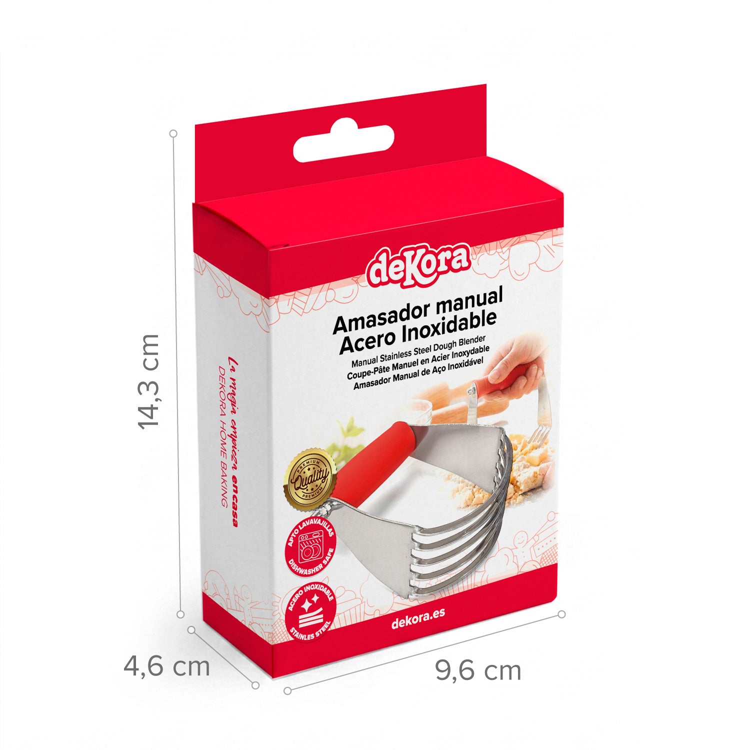STAINLESS STEEL DOUGH BLENDER--- DEKORA HOME BAKING
