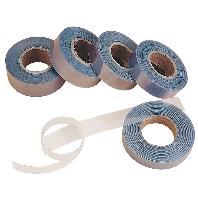 PVC ROLLO TRANSPARENTE – 50 M – H 4 CM – 200µ (ACETATO)
