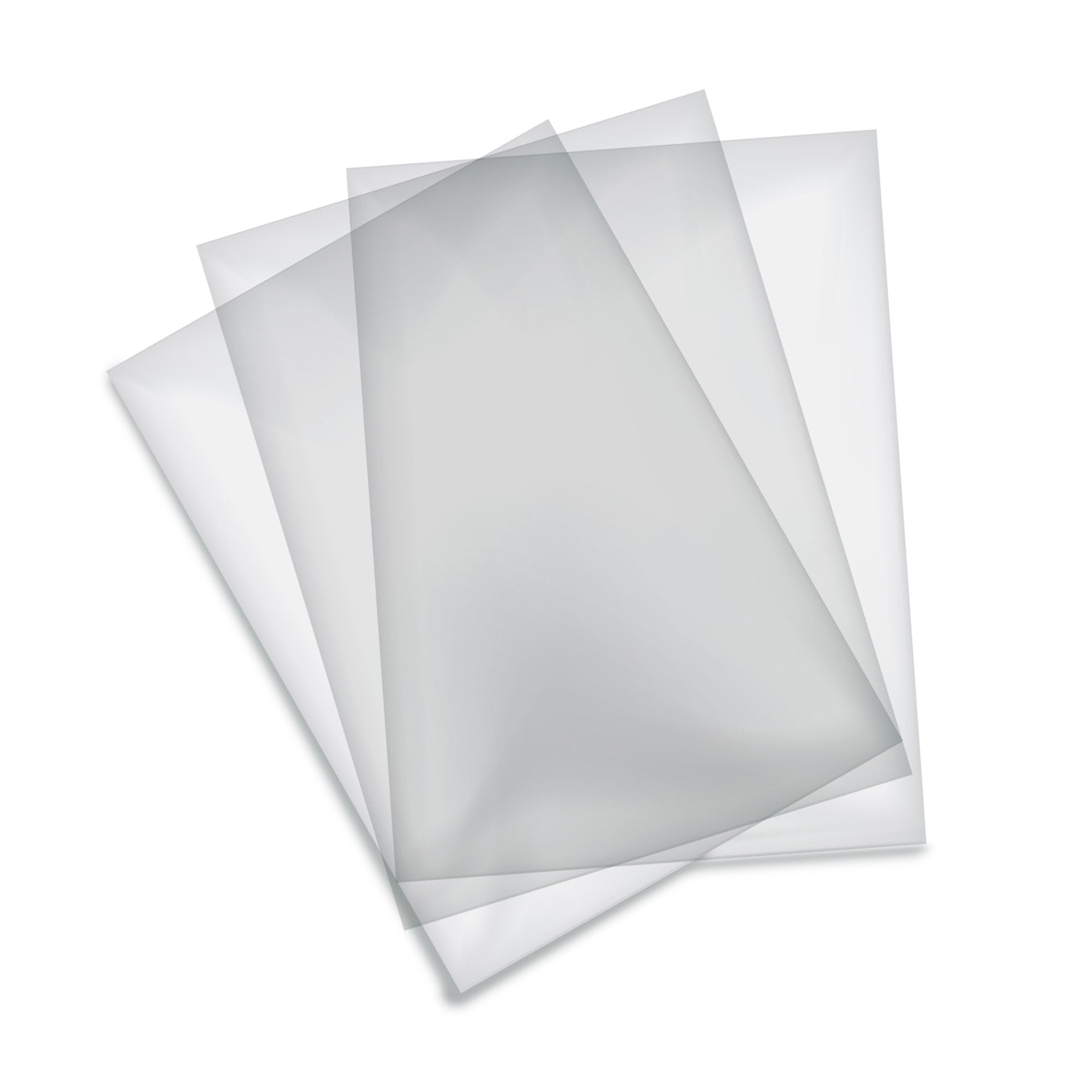 FOGLIA DI PVC ACETATO 60X40CM -80 µ -  50 UDS